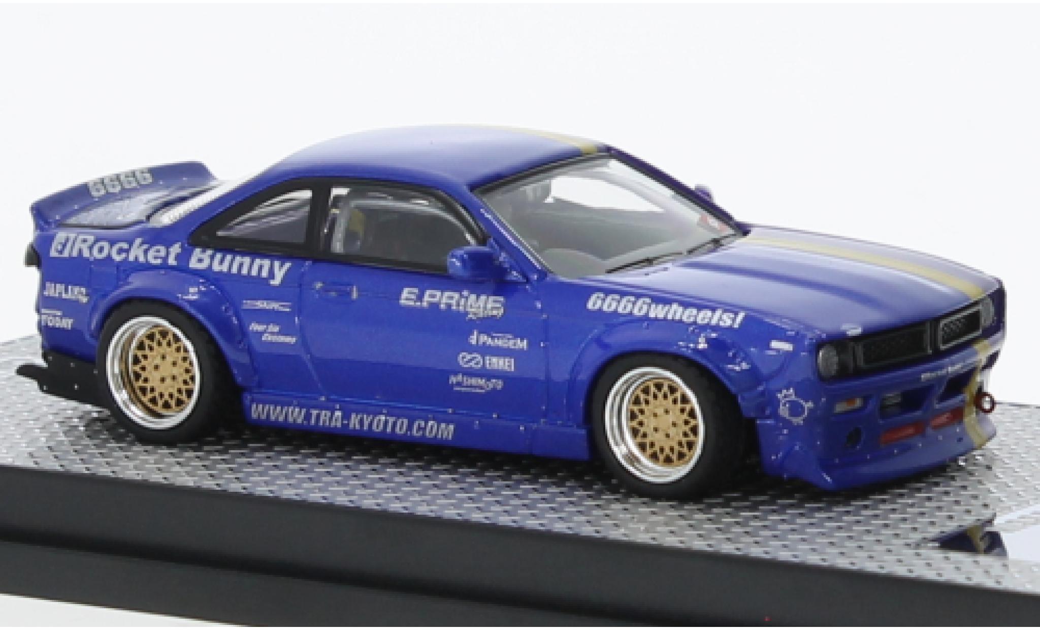 Nissan Silvia 1/64 INNO64 (S14) Rocket Bunny blue/lila RHD Tomonori Idekawa diecast model cars