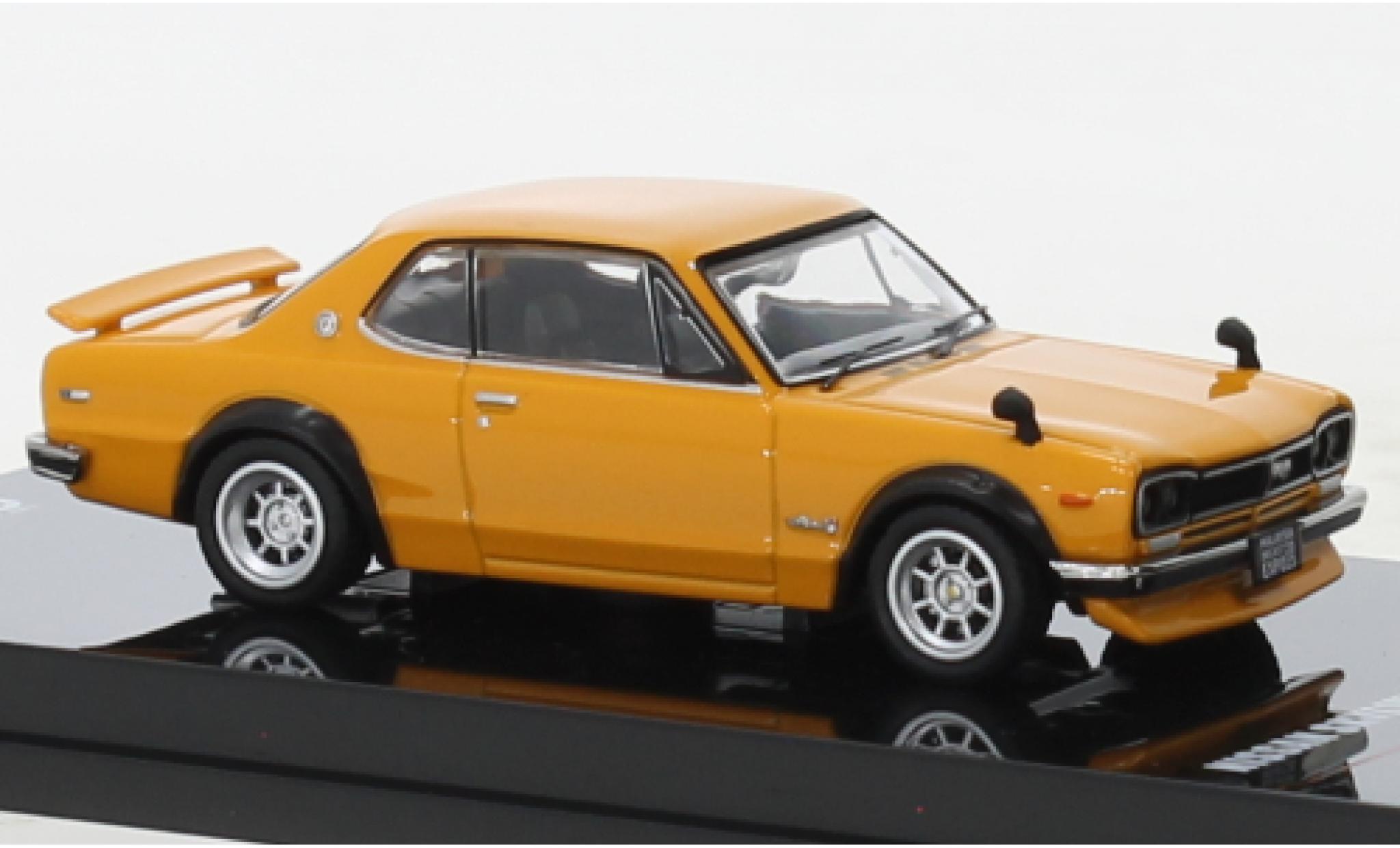 Nissan Skyline 1/64 INNO64 2000 GT-R (KPGC110) orange RHD diecast model cars
