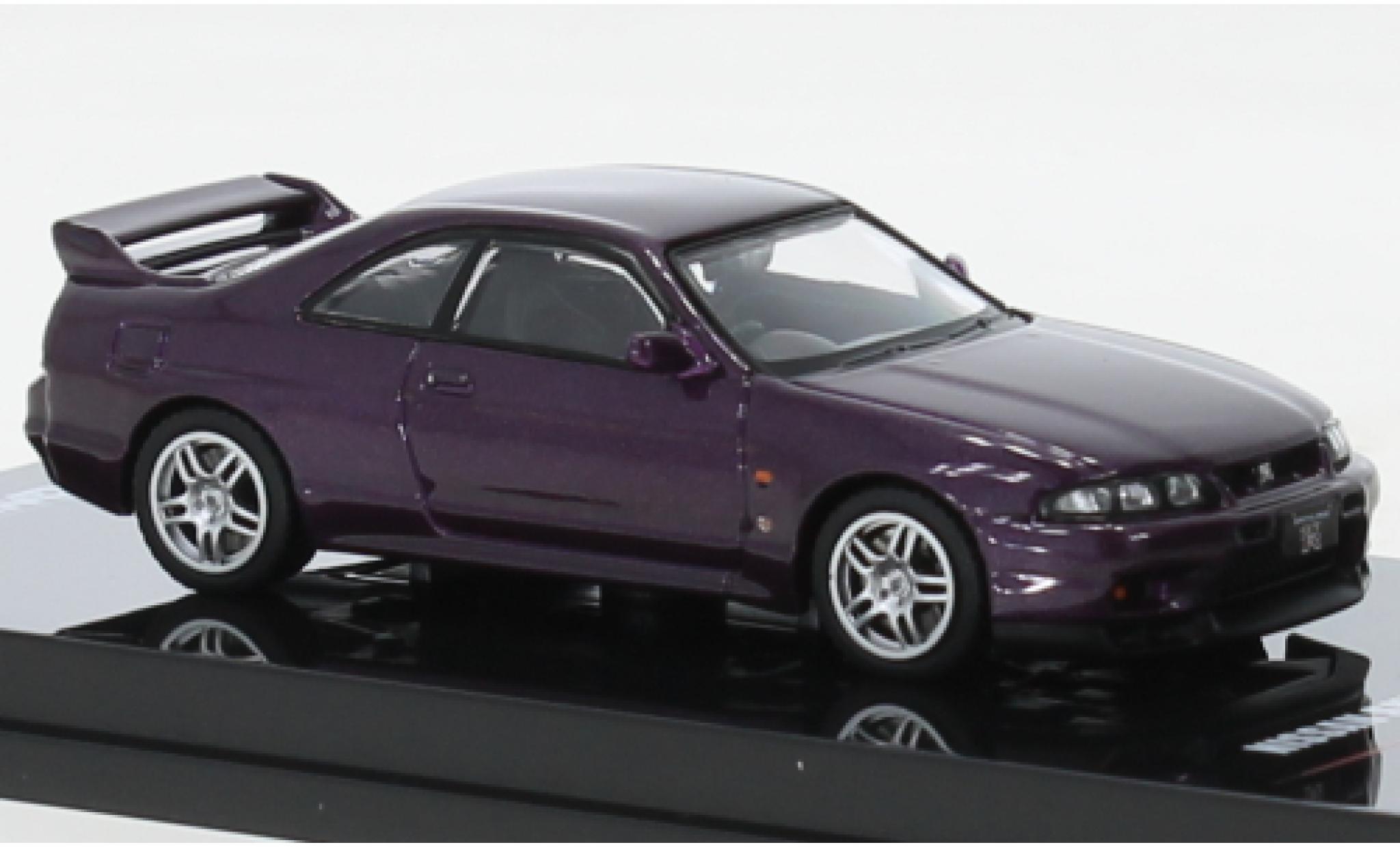 Nissan Skyline 1/64 INNO64 GT-R (R33) metallise purple RHD diecast model cars