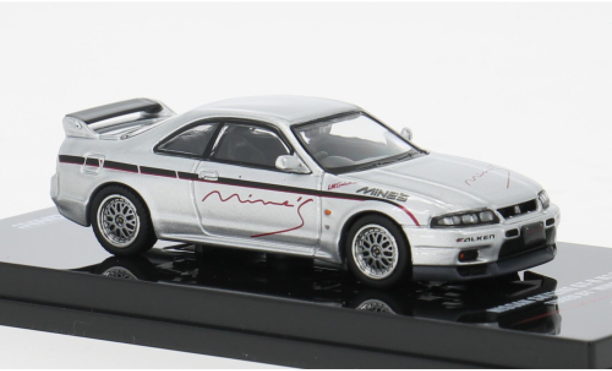Nissan Skyline 1/64 INNO64 GR-R (R33) silver 1:64 diecast model cars