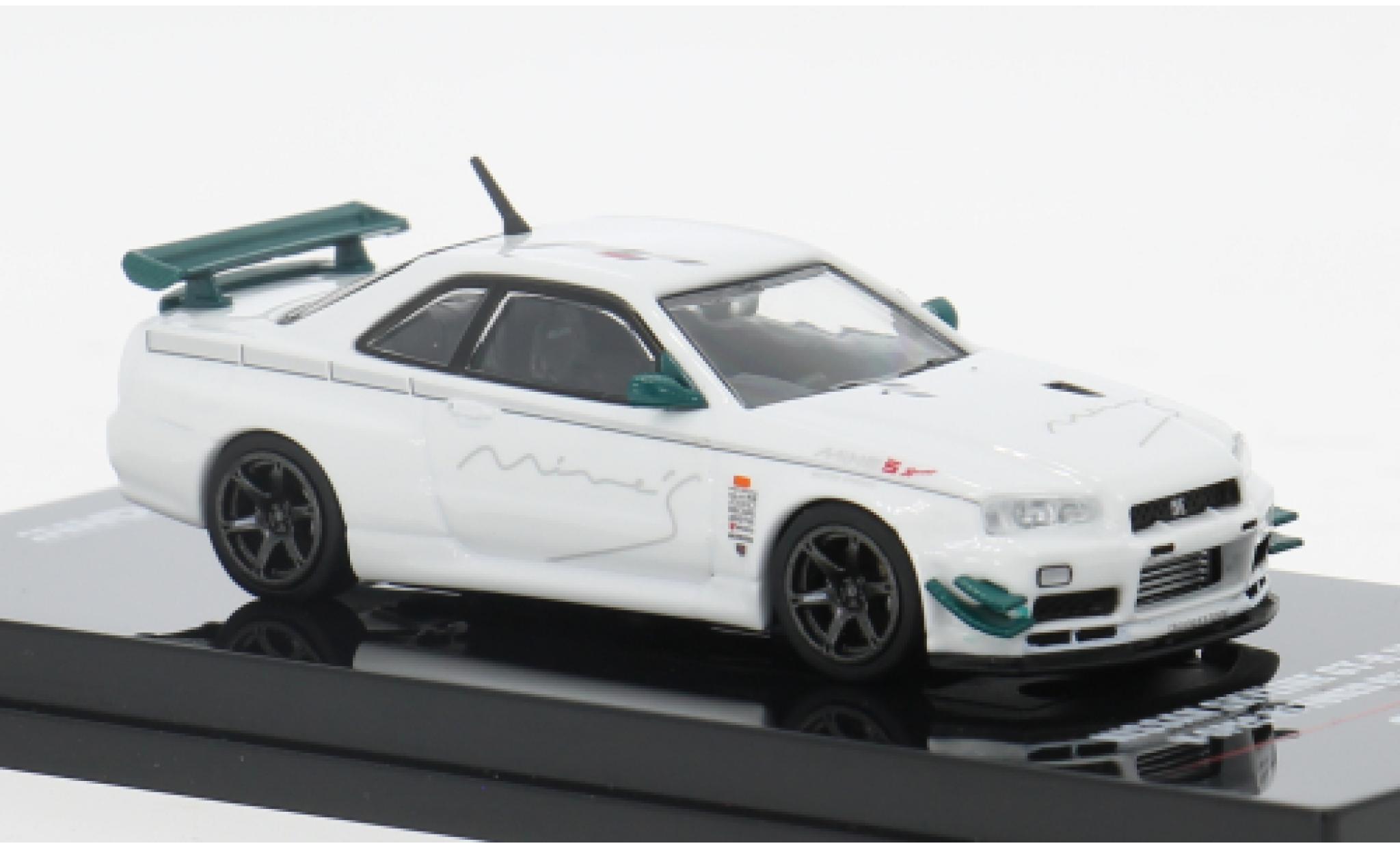 Nissan Skyline 1/64 INNO64 GT-R(R34) V-Spec N1 MINE'S 1:64 diecast model cars