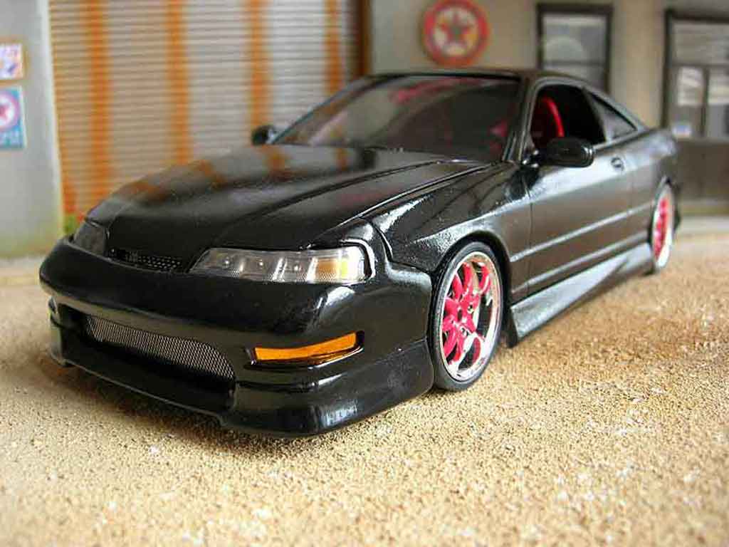 Honda Integra Type R 1/18 Hot Wheels Type R jdm black diecast model cars