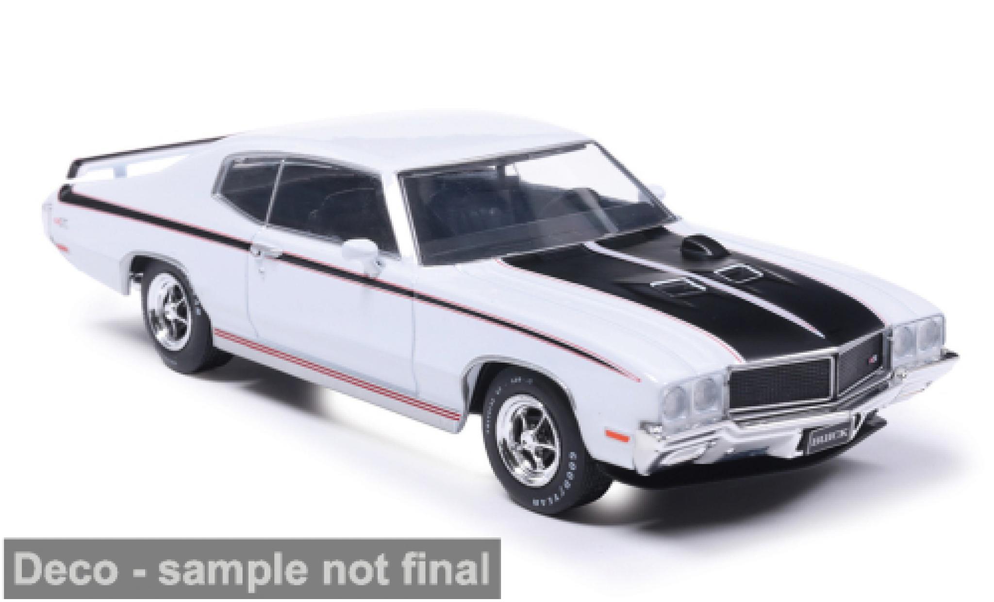 Buick GS 1/43 IXO America X white/black 1970 1:43 diecast model cars