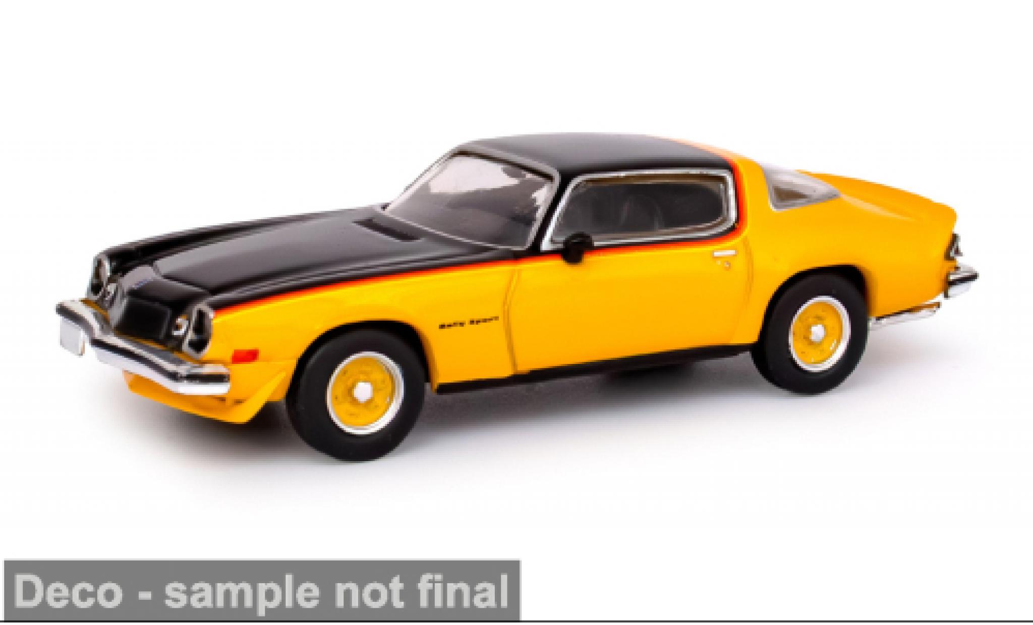Chevrolet Camaro 1/64 IXO America Rally Sport yellow/black 1976 1:64 diecast model cars