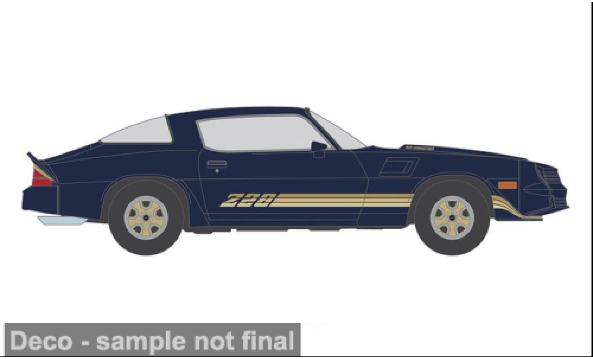 Chevrolet Camaro 1/64 IXO America Z 28 blue 1981 1:64 diecast model cars