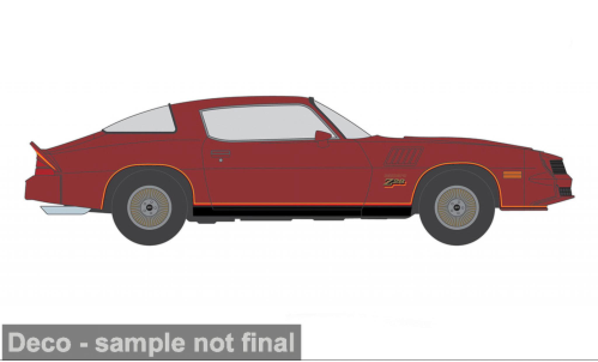 Chevrolet Camaro 1/64 IXO America Z 28 red 1978 1:64 diecast model cars