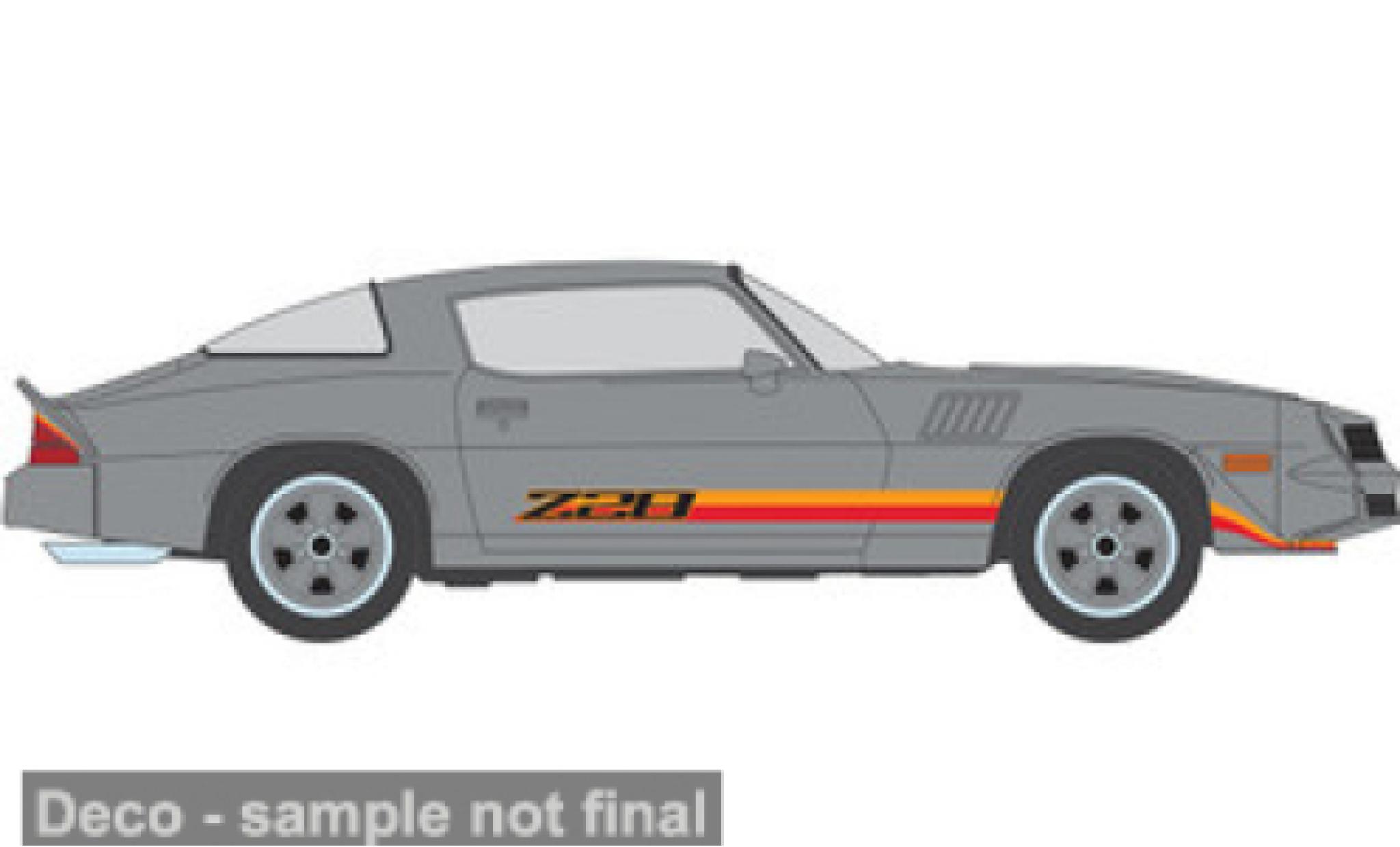 Chevrolet Camaro 1/64 IXO America Z28 silver/orange 1979 1:64 diecast model cars