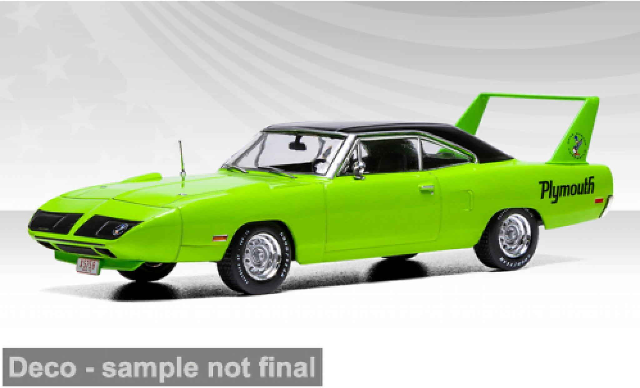 Plymouth Road Runner 1/43 IXO America Superbird green 1970 1:43 diecast model cars