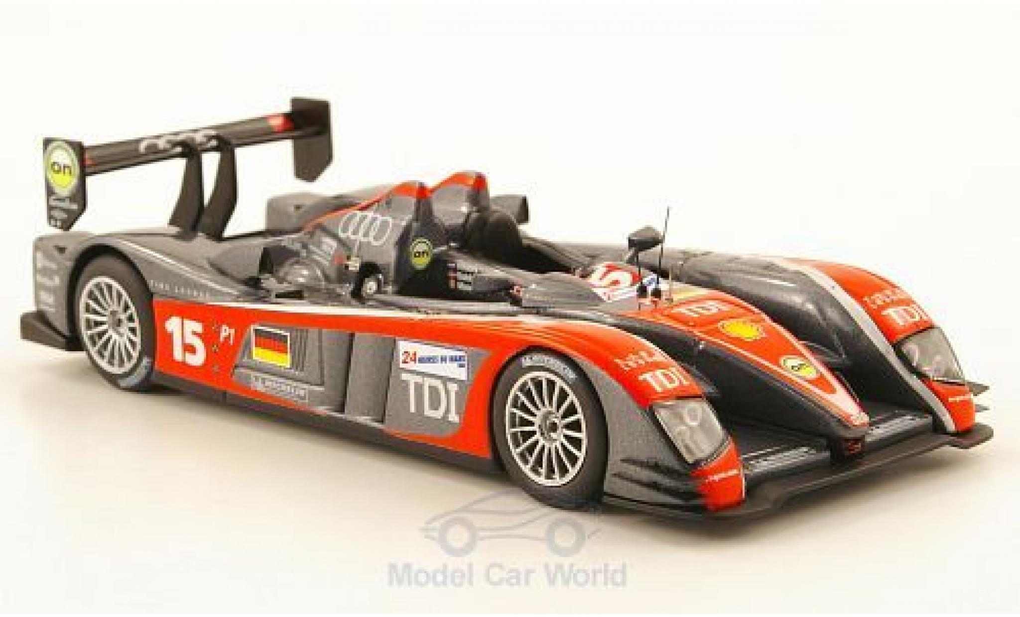 Audi R10 2009 1/43 IXO TDI No.15 24h Le Mans 2009 C.Albers/C.Bakkerud/G.Mondini diecast model cars