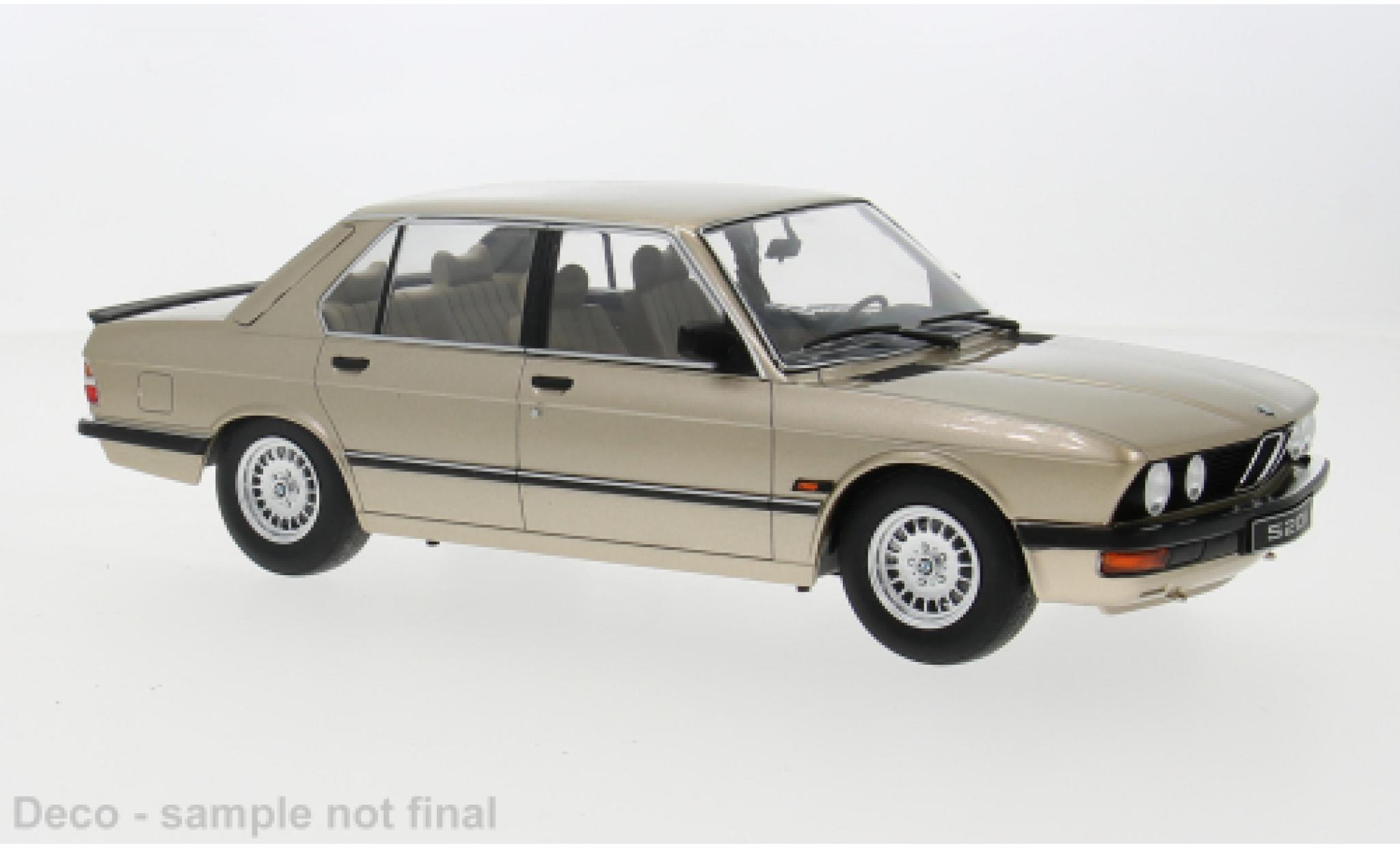 Bmw 520 1/18 IXO i (E28) metallise gold 1987 1:18 diecast model cars
