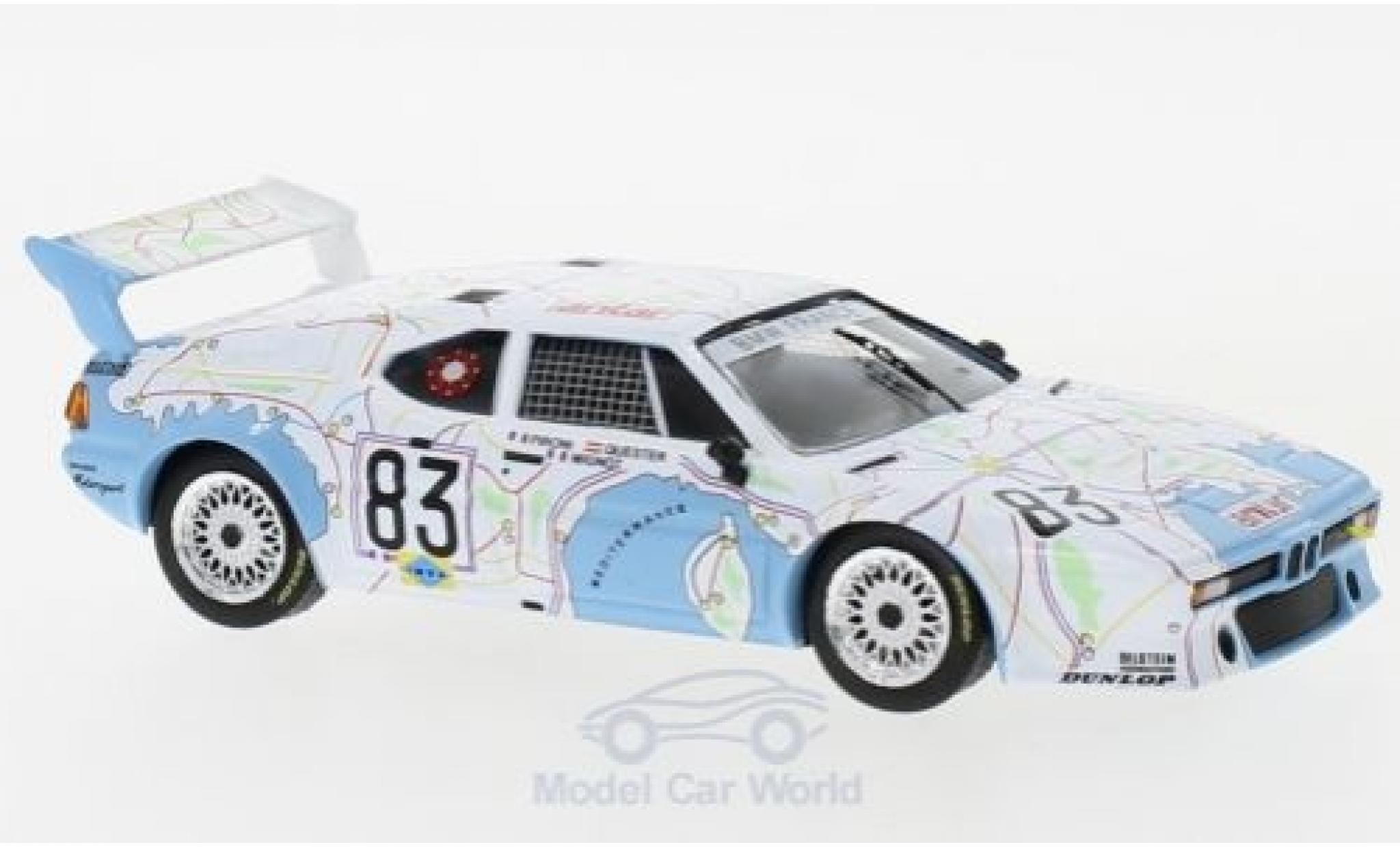 Bmw M1 1/43 IXO No.83 24h Le Mans 1980 D.Pironi/D.Quester/M.Mignot diecast model cars