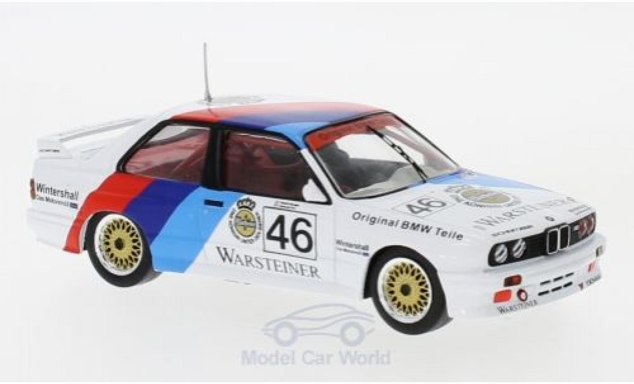Bmw M3 E30 1/43 IXO (E30) No.46 Motorsport WTCC 1987 E.Pirro/R.Ravaglia diecast model cars