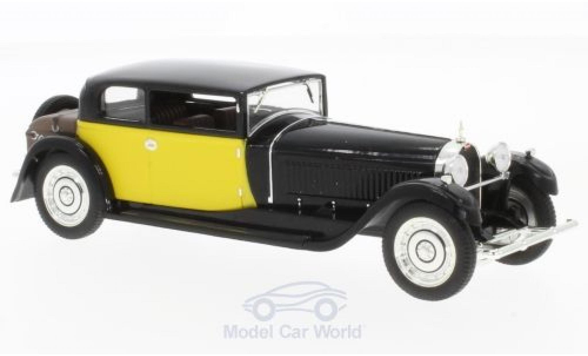 Bugatti 41 1/43 IXO Royale Coach (Weymann) black/yellow 1929 diecast model cars