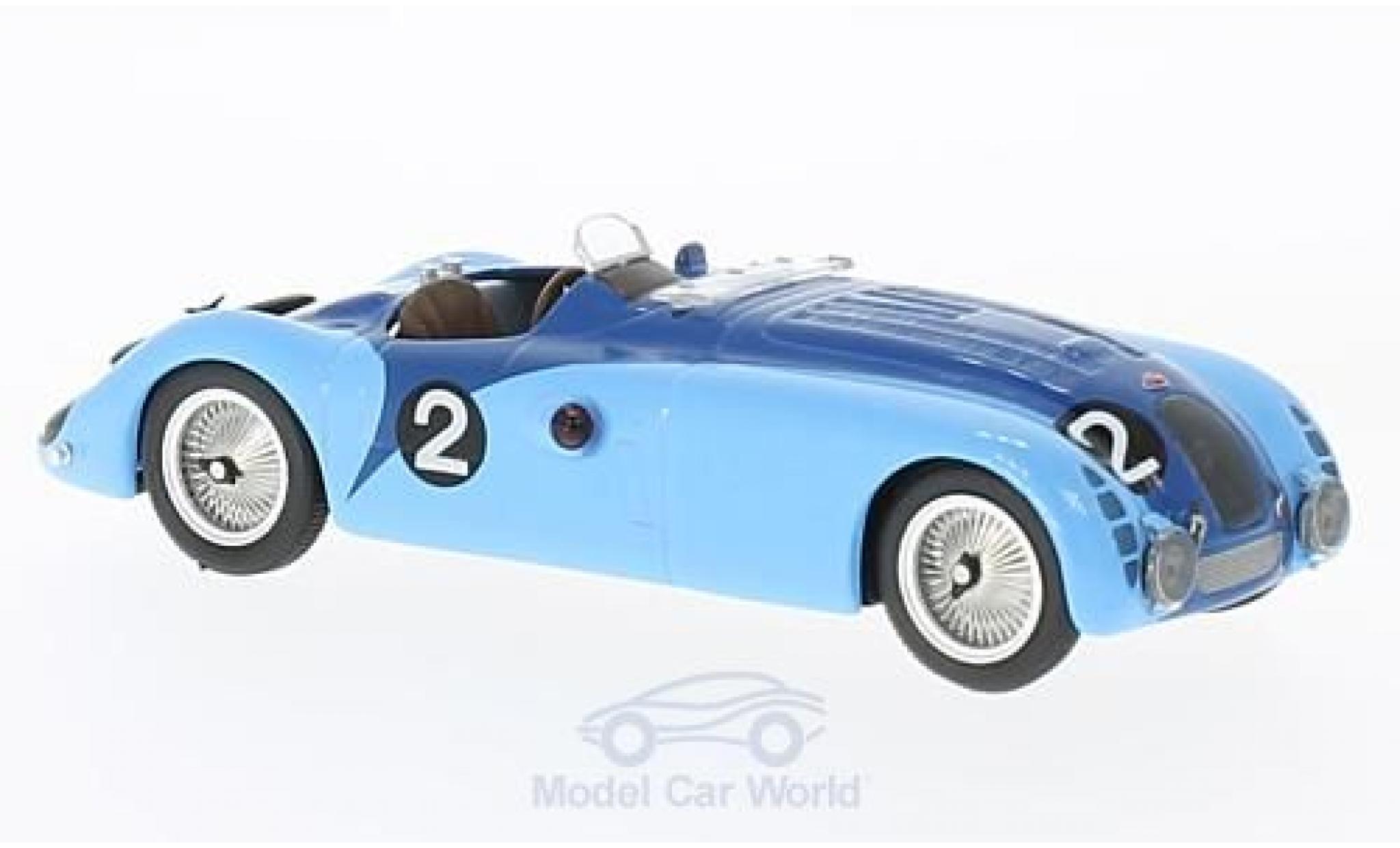 Bugatti 57 S 1/43 IXO Type G RHD No.2 24h Le Mans 1937 J-P.Wimille/R.Benoist diecast model cars