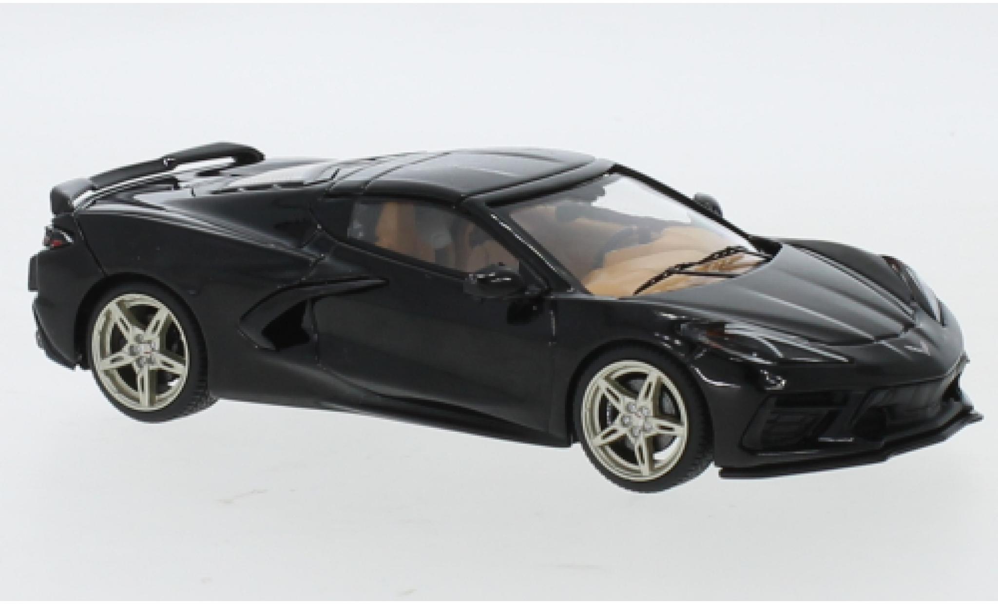 Chevrolet Corvette 1/43 IXO C8 black 2020 diecast model cars