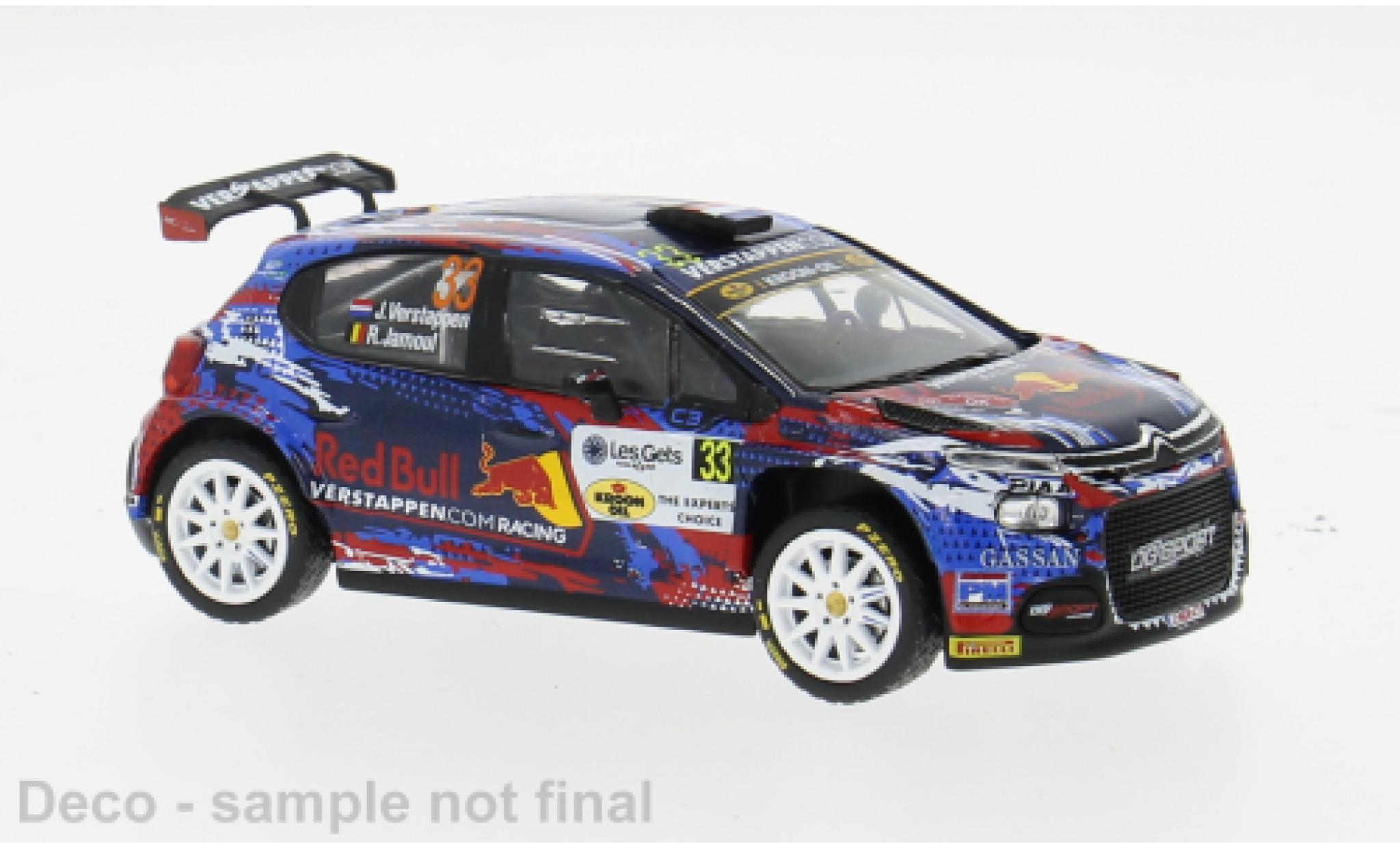 Citroen C3 1/43 IXO Rally2 Rally du Condroz 2022 #33 1:43 diecast model cars