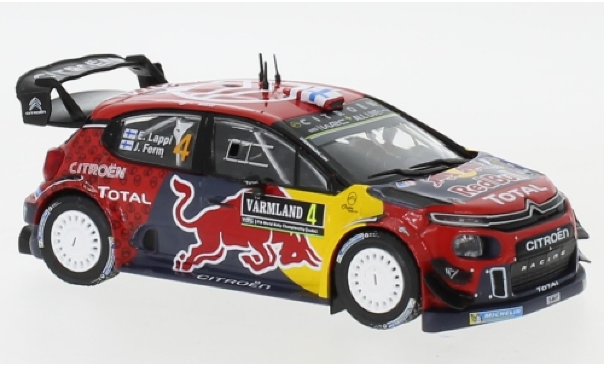 Citroen C3 1/43 IXO WRC No.4 Red Bull WRC Rally Schweden 2019 E.Lappi/J.Ferm diecast model cars