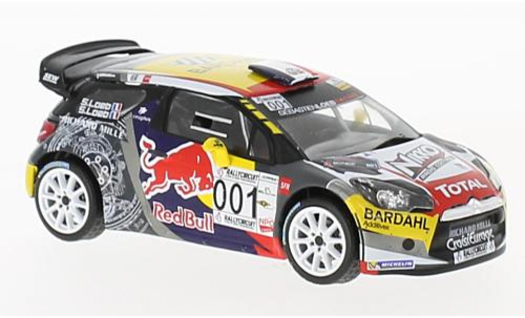 DS Automobiles DS3 1/43 IXO Citroen WRC No.001 Paul Ricard 2016 S.Loeb/S.Loeb diecast model cars