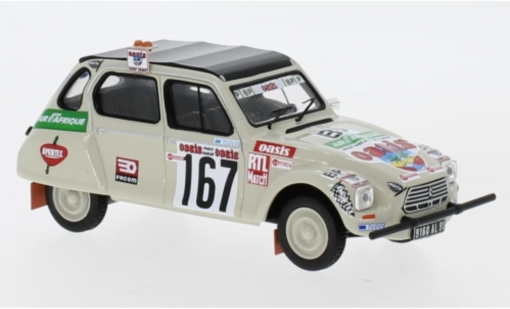 Citroen Dyane 1/43 IXO No.167 Rally Paris Dakar 1979 C.Sandron/P.Alberto diecast model cars