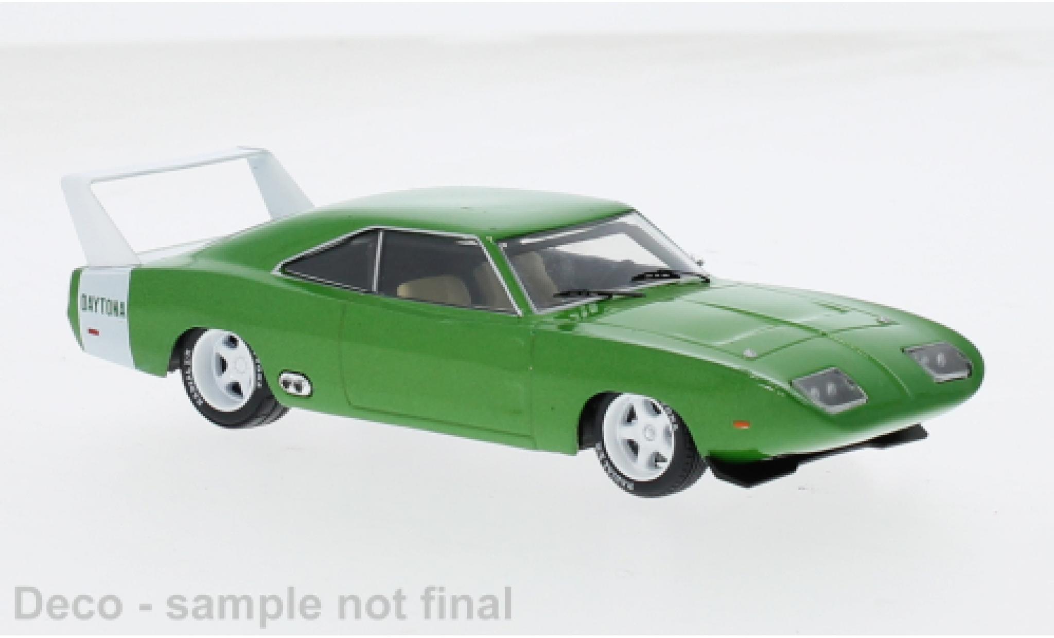 Dodge Charger 1/43 IXO Daytona metallise green 1969 1:43 diecast model cars