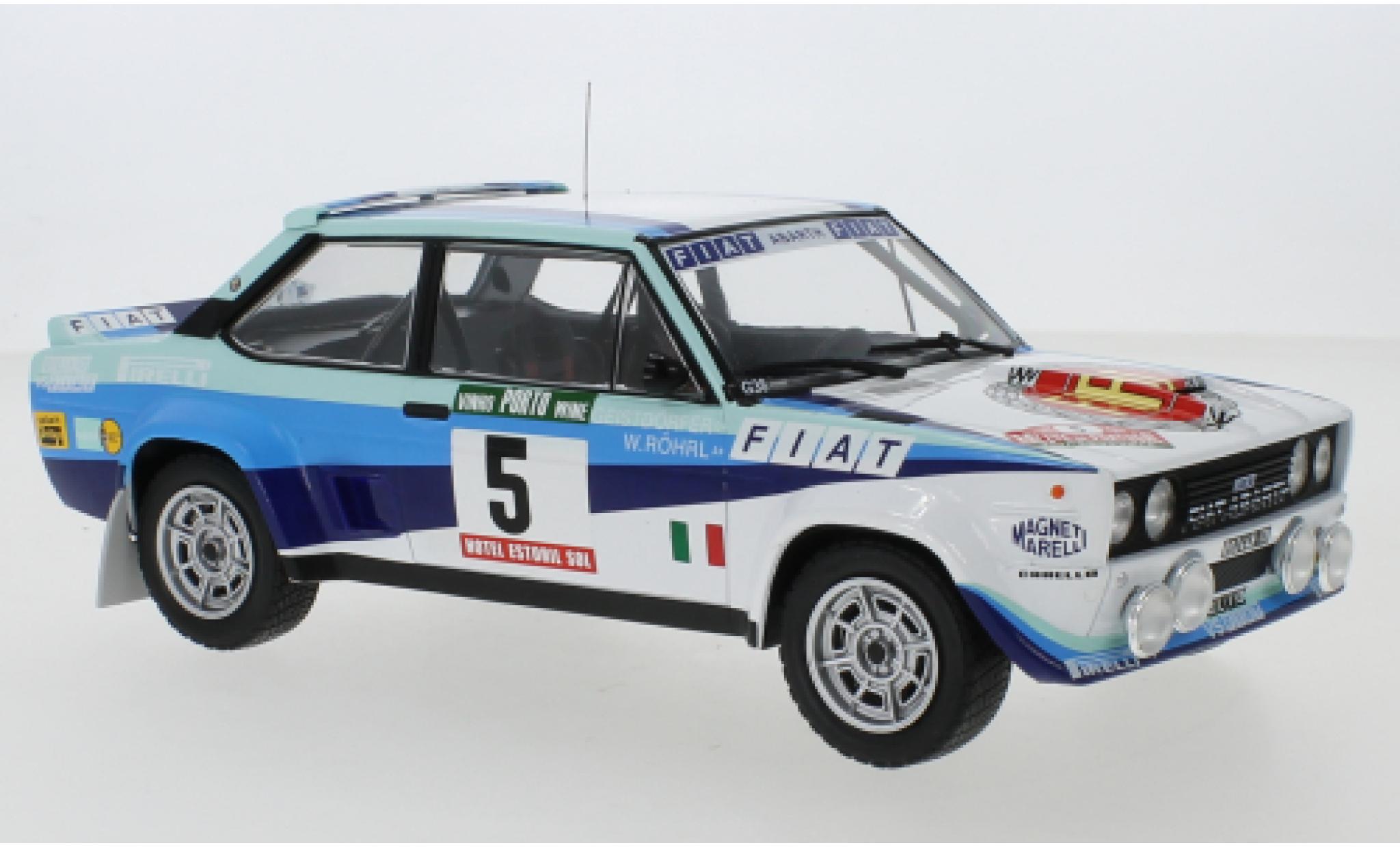 Fiat 131 1/18 IXO Abarth No.5 Rally WM Rally Portugal 1980 W.R&ouml;hrl/C.Geistd&ouml;rfer diecast model cars