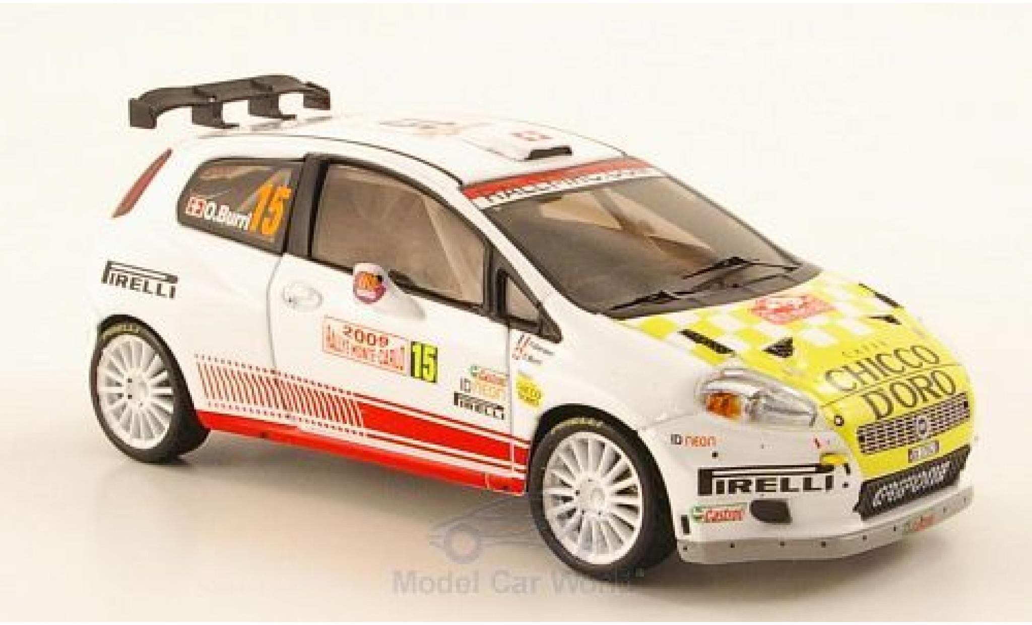 Fiat Grande Punto S2000 1/43 IXO S2000 No.15 Super 2000 Rally Monte-Carlo 2009 diecast model cars