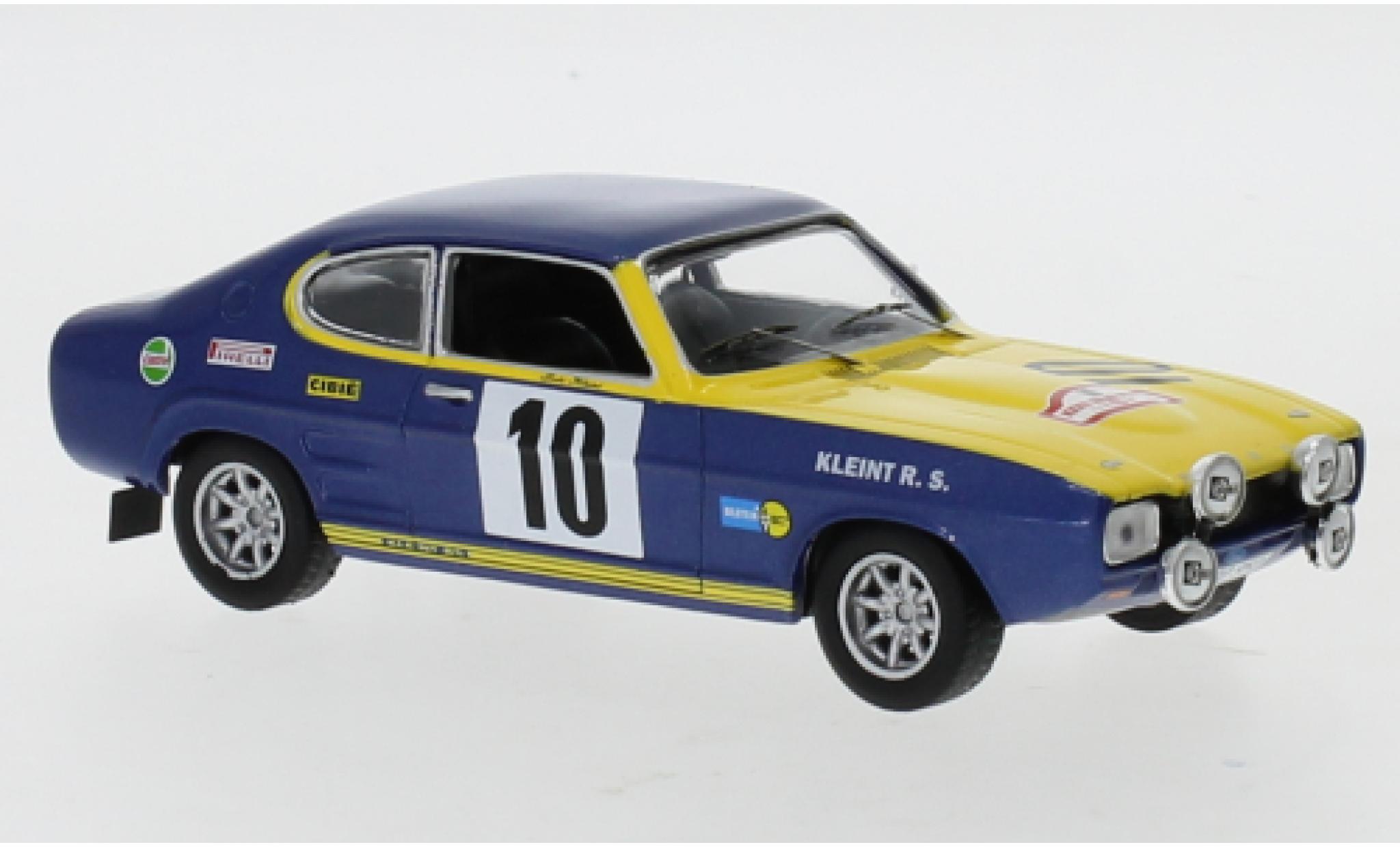 Ford Capri 1/43 IXO No.10 Rally EM Rajd Polski 1972 W.R&ouml;hrl/J.Berger diecast model cars
