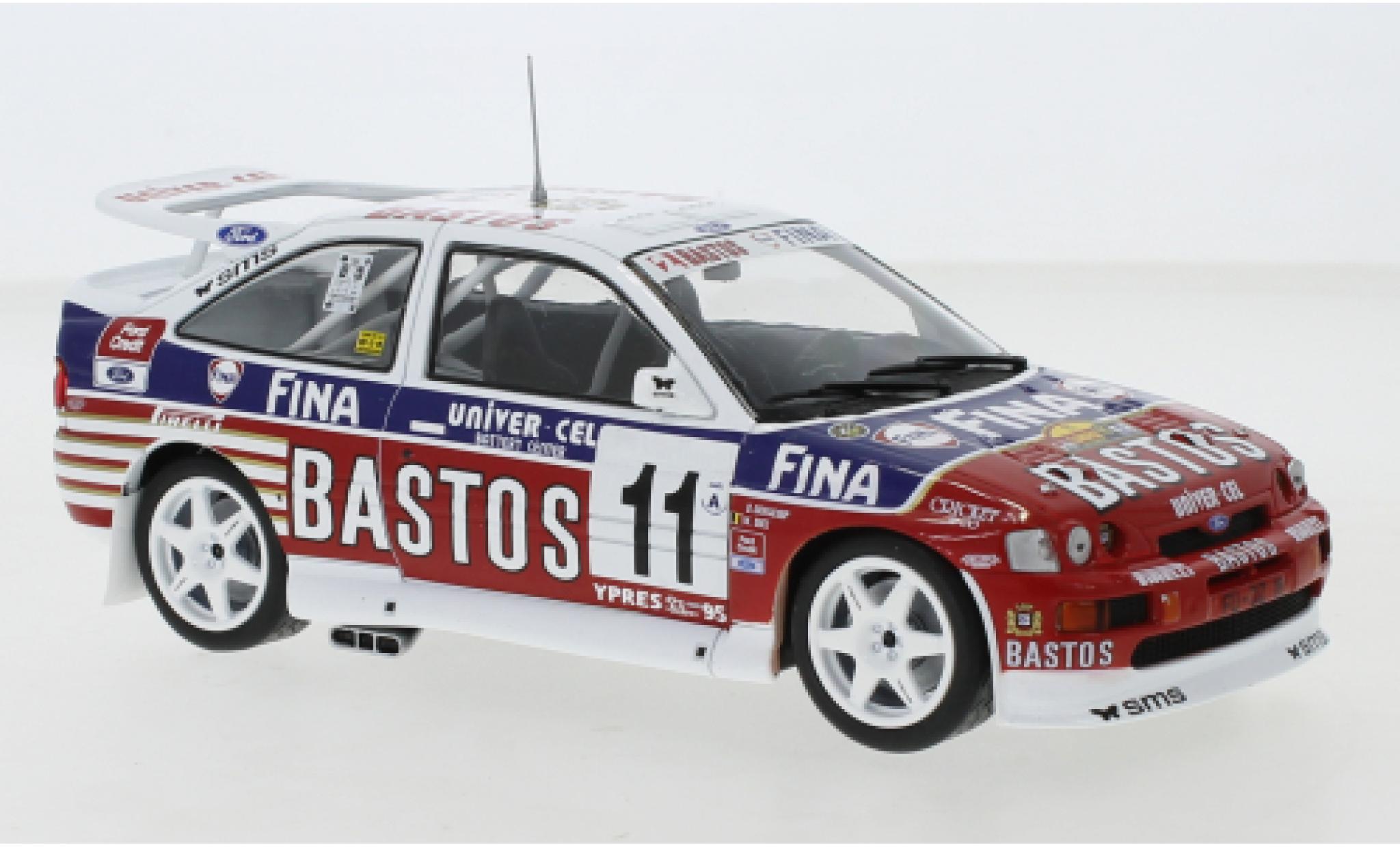 Ford Escort 1/18 IXO RS Cosworth No.11 24h Ypres 1995 M.Duez/D.Grataloup diecast model cars