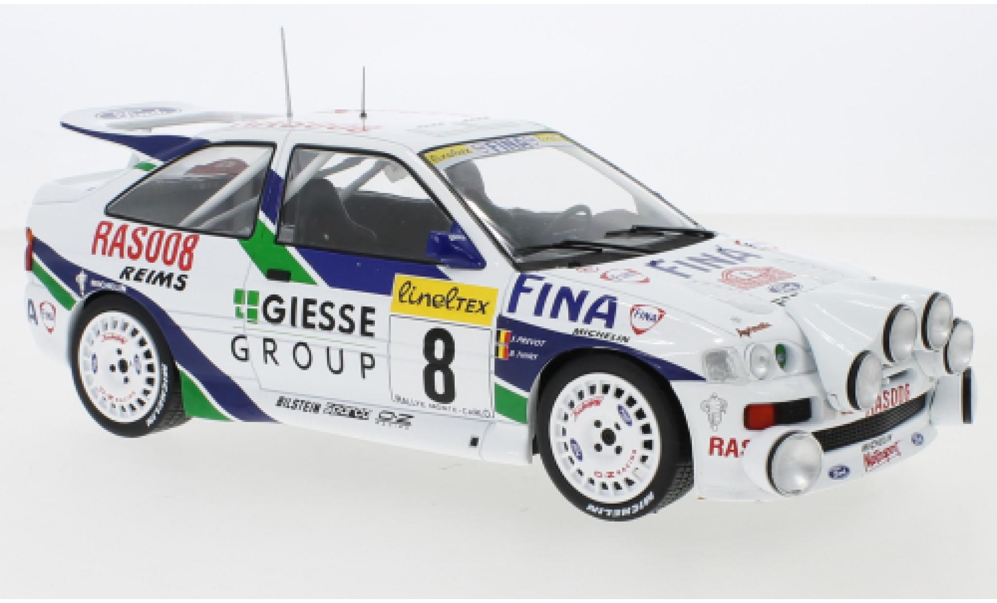 Ford Escort 1/18 IXO RS Cosworth No.8 Giesse Group Rally WM Rally Monte Carlo 1995 B.Thiry/S.Prevot diecast model cars