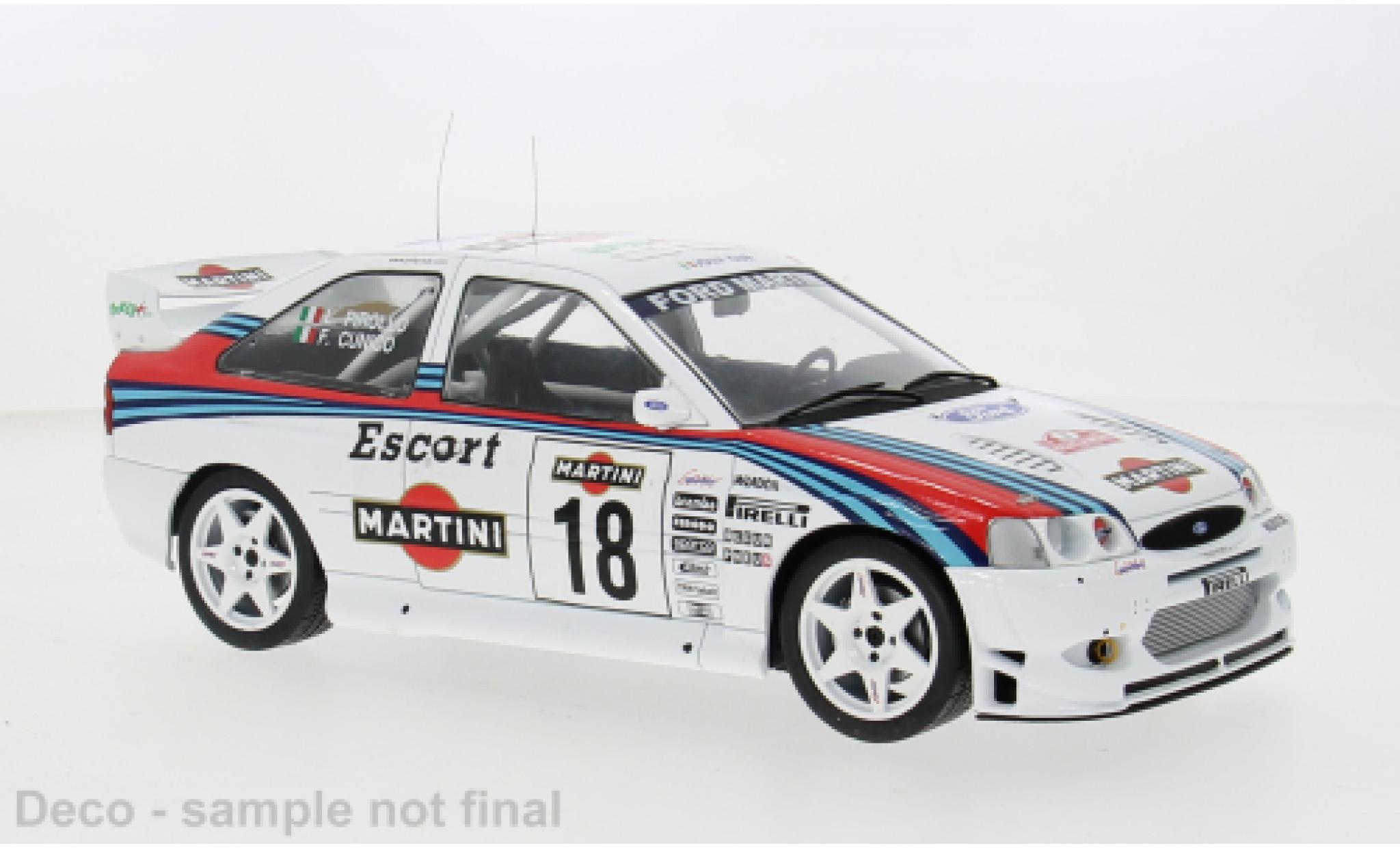 Ford Escort 1/18 IXO WRC No.18 Rally Sanremo 1998 1:18 diecast model cars