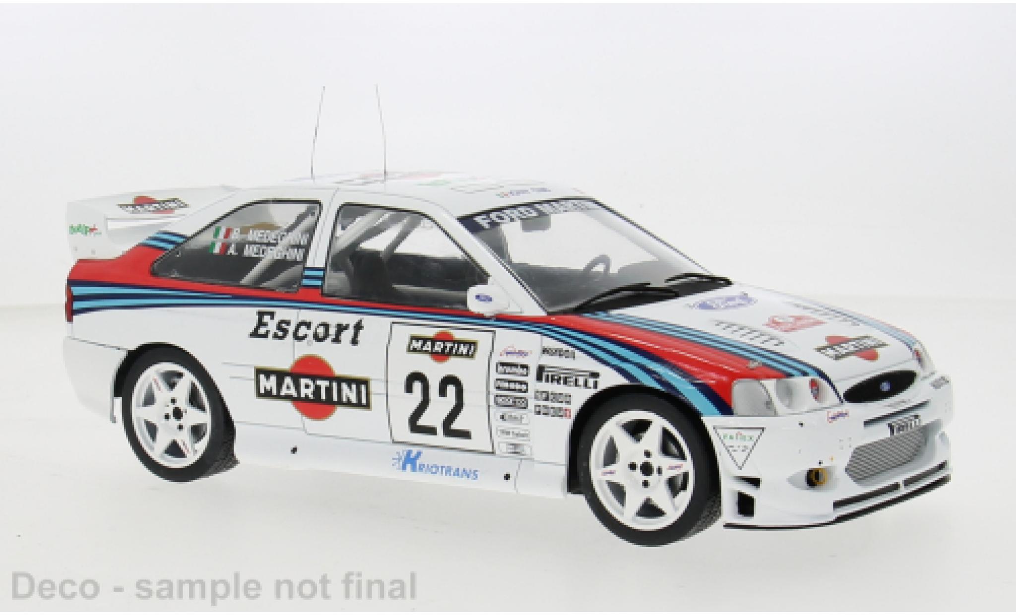 Ford Escort 1/18 IXO WRC No.22 Rally Sanremo 1998 1:18 diecast model cars