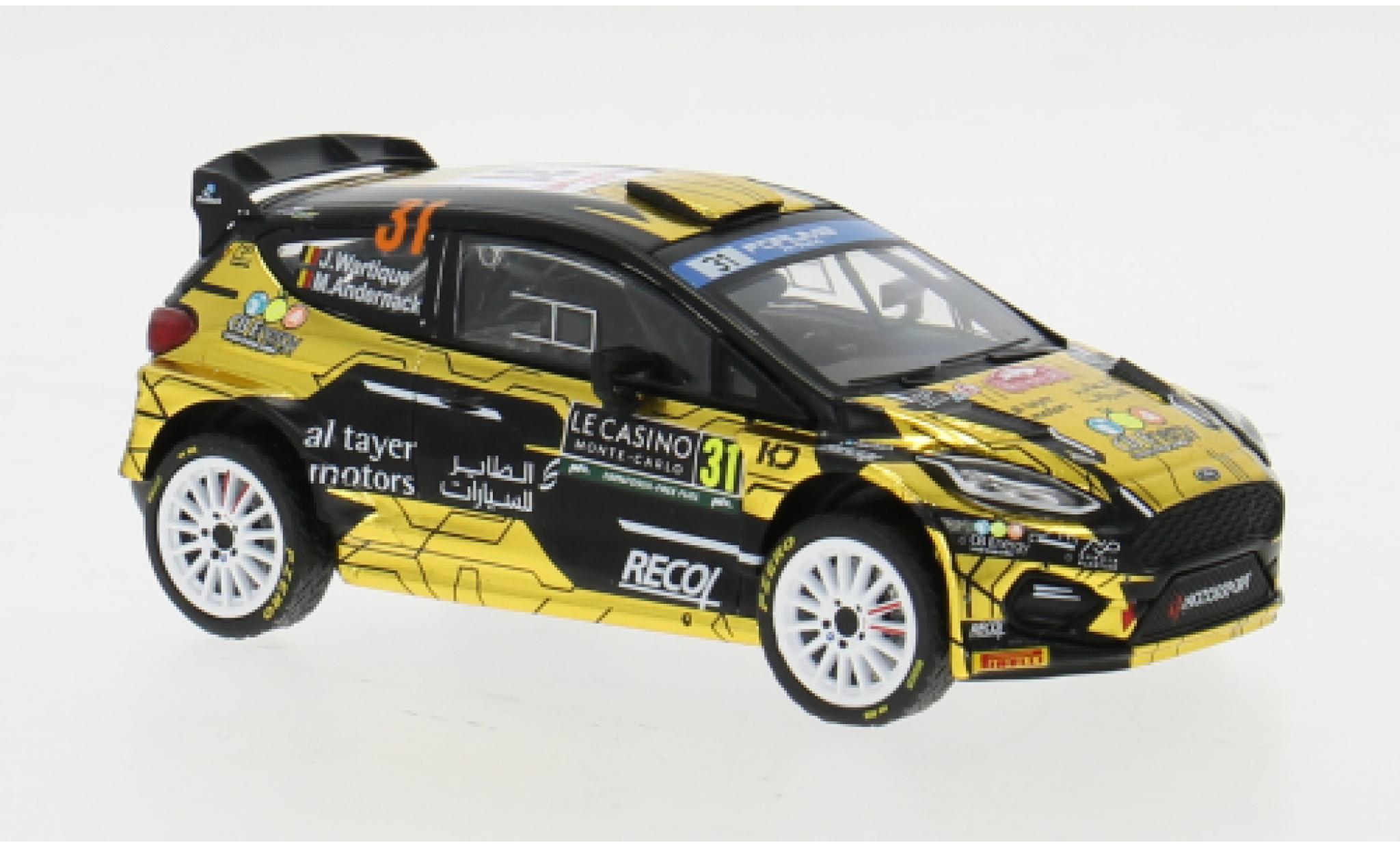 Ford Fiesta 1/43 IXO Rally2 No.31 WRC Rally Monte Carlo 2024 1:43 diecast model cars