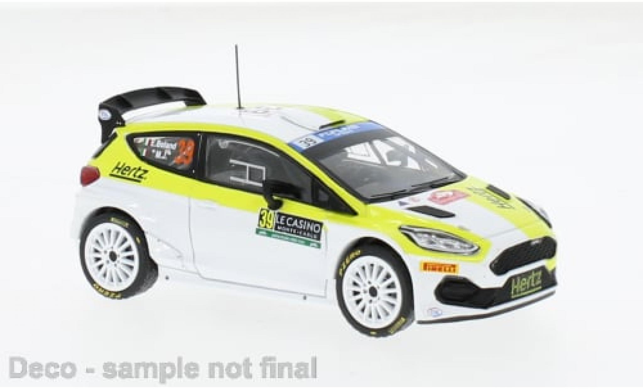 Ford Fiesta 1/43 IXO Rally2 No.39 WRC Rally Monte Carlo 2024 1:43 diecast model cars