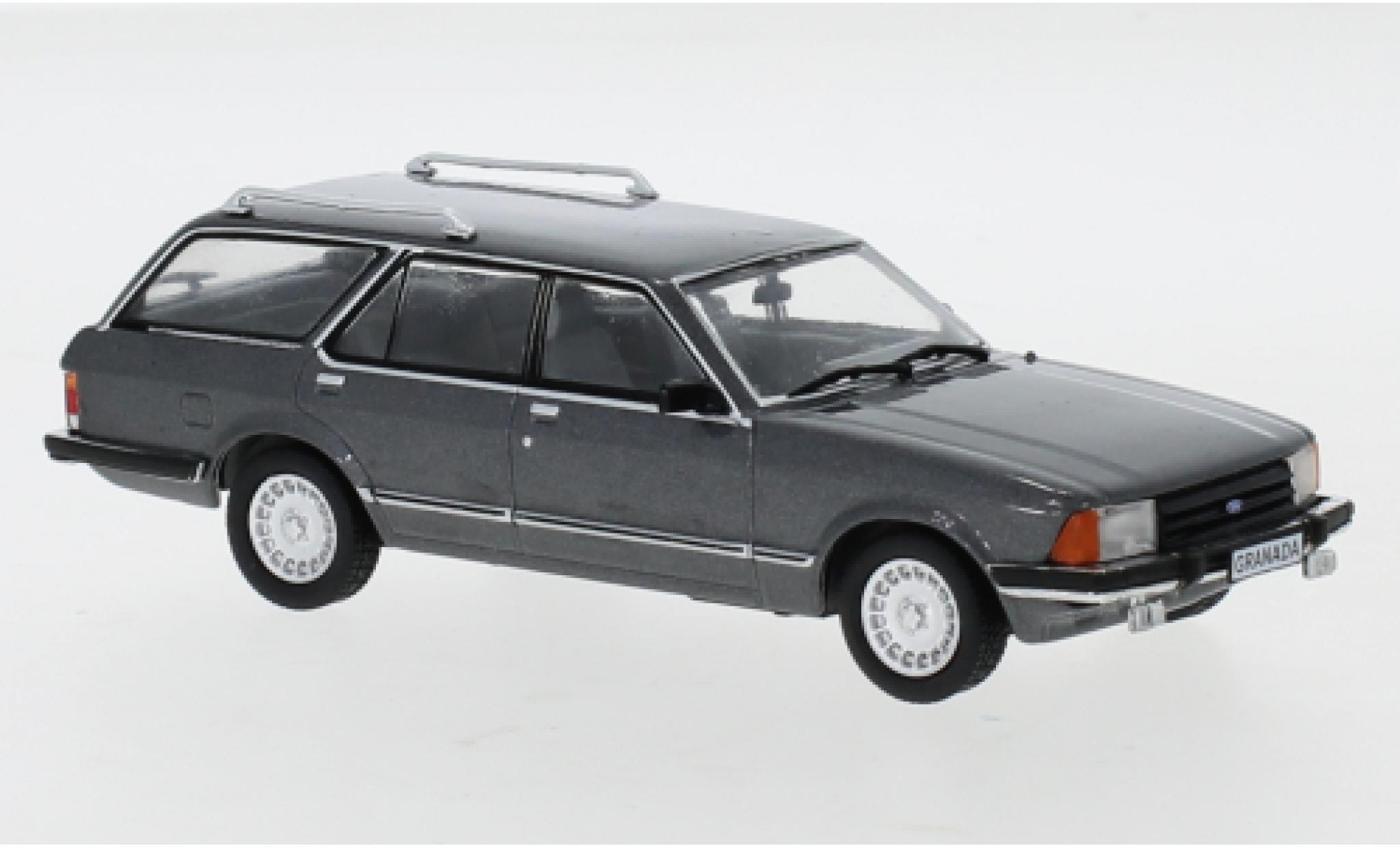 Ford Granada 1/43 IXO MK II Turnier 2.8i Ghia metallic grey 1978 diecast model cars