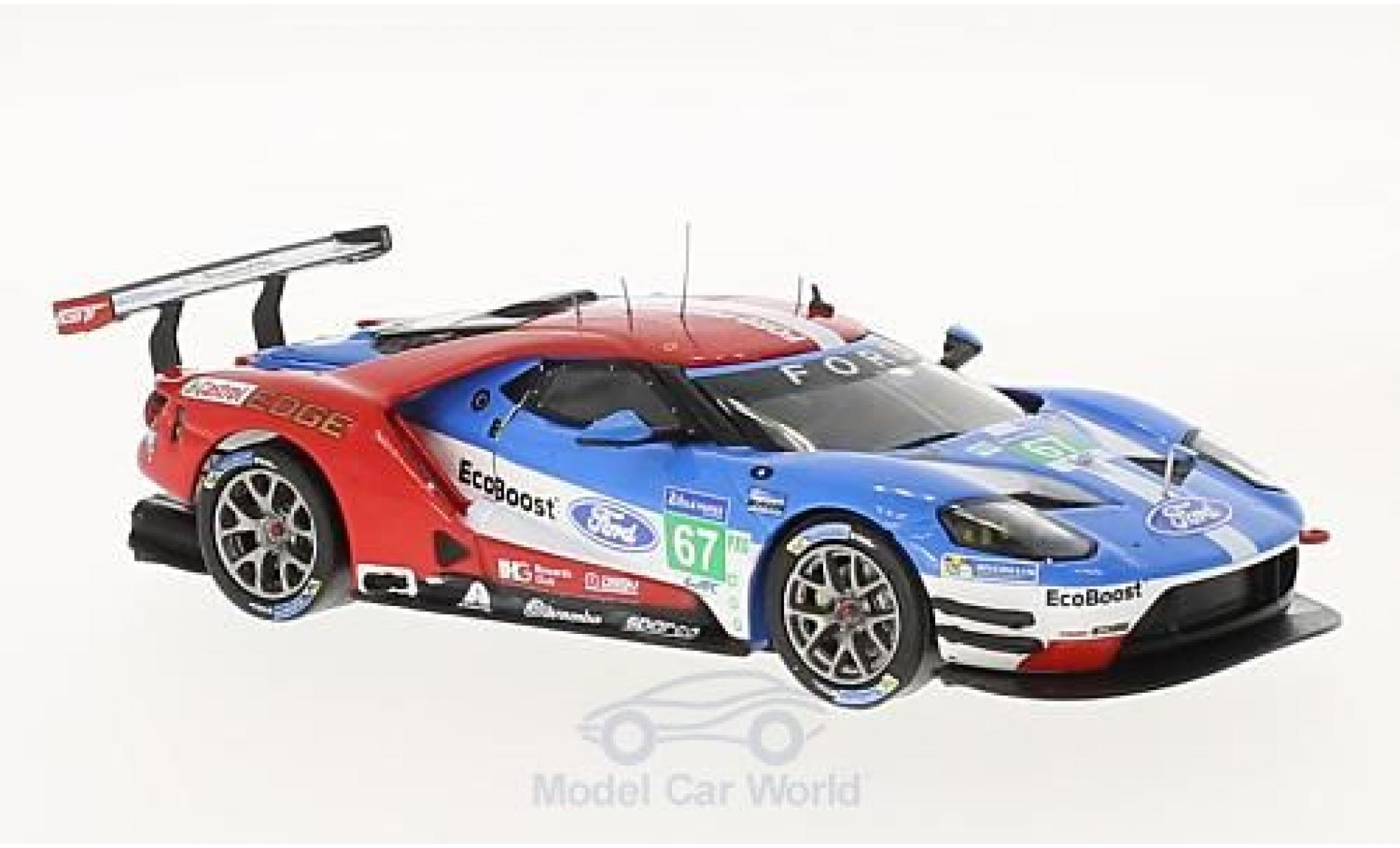 Ford GT 1/43 IXO No.67 24h Le Mans 2017 A.Priaulx/H.Tincknell/P.Derani diecast model cars