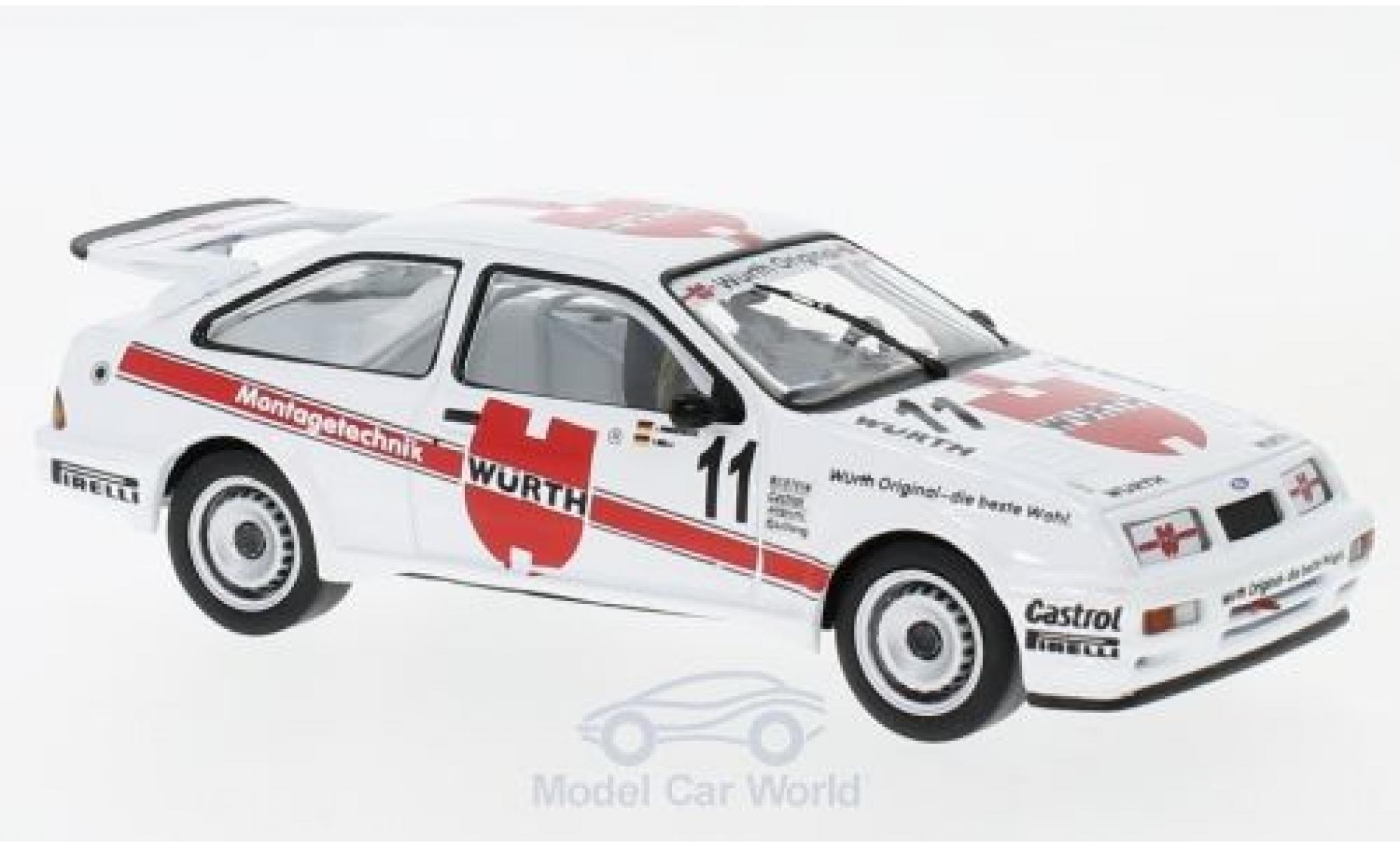 Ford Sierra Cosworth 1/43 IXO RS Cosworth No.11 W&uuml;rth WTCC Br&uuml;nn 1987 J.Winkelhock/F.Biela diecast model cars