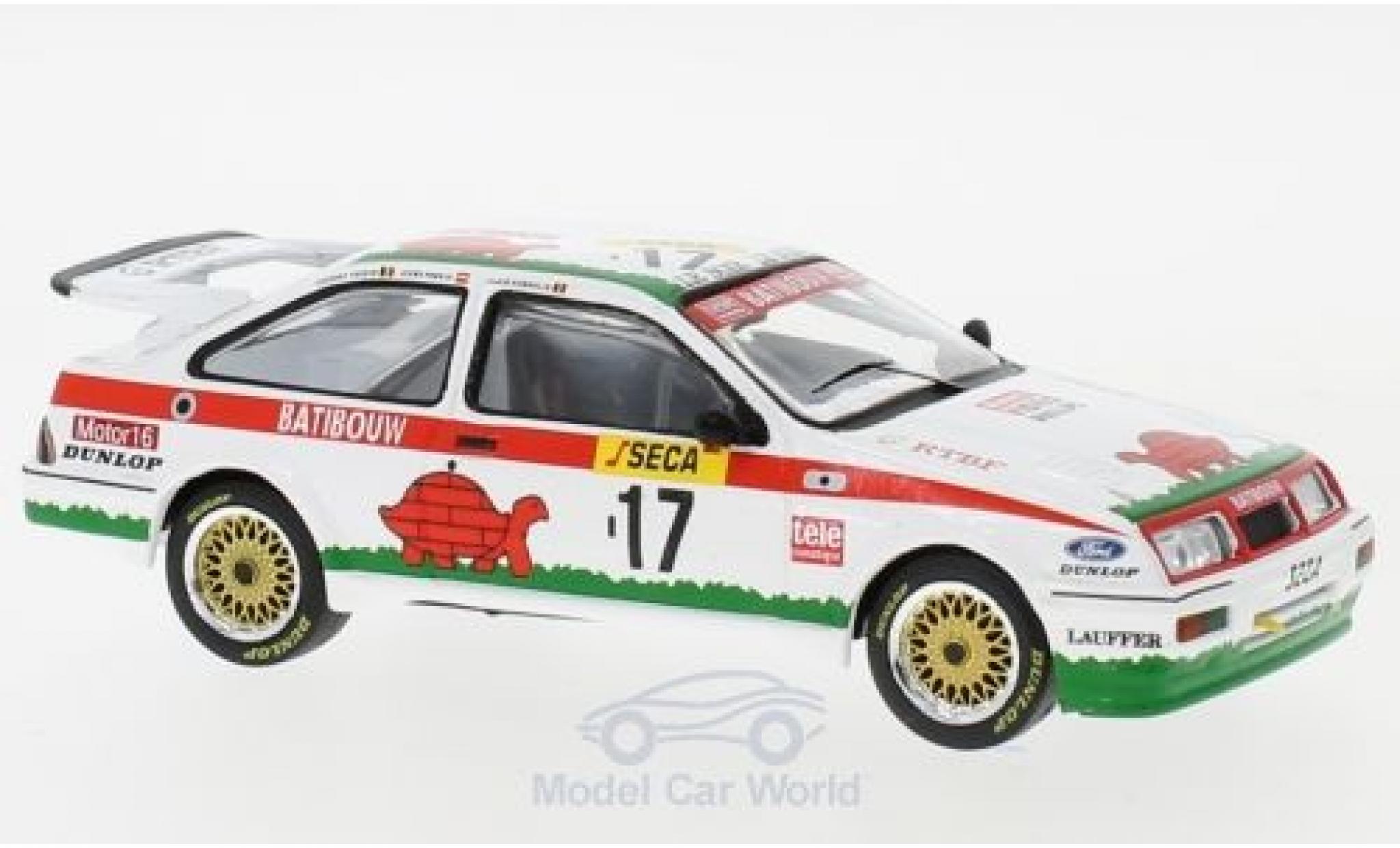 Ford Sierra 1/43 IXO RS Cosworth No.17 WTCC 24h Spa 1987 A.Semoulin/J.Pareja/T.Tassin diecast model cars