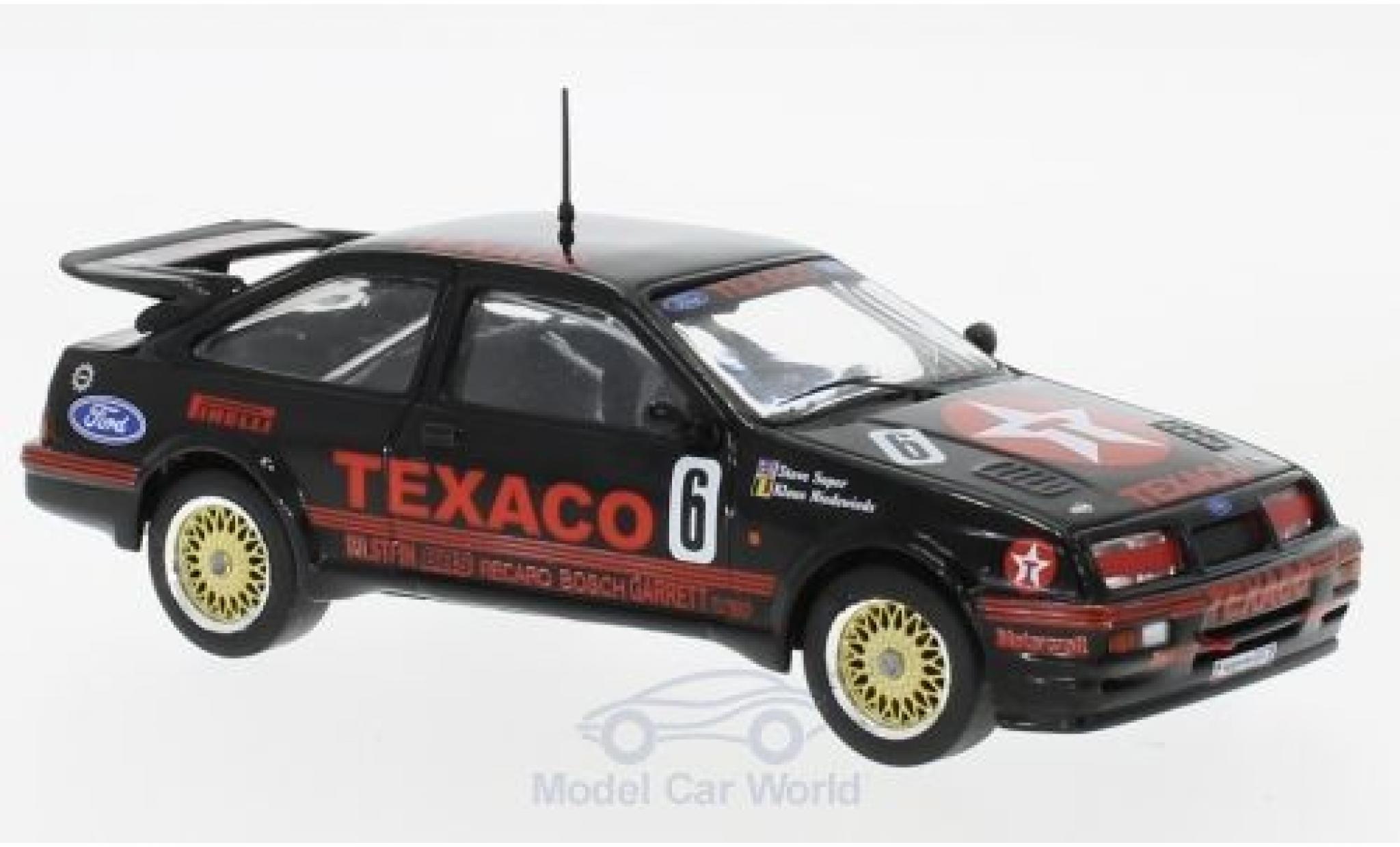 Ford Sierra Cosworth 1/43 IXO RS Cosworth No.6 Eggenberger Motorsport Texaco WTCC Dijon 1987 S.Soper/K.Niedzwiedz diecast model cars