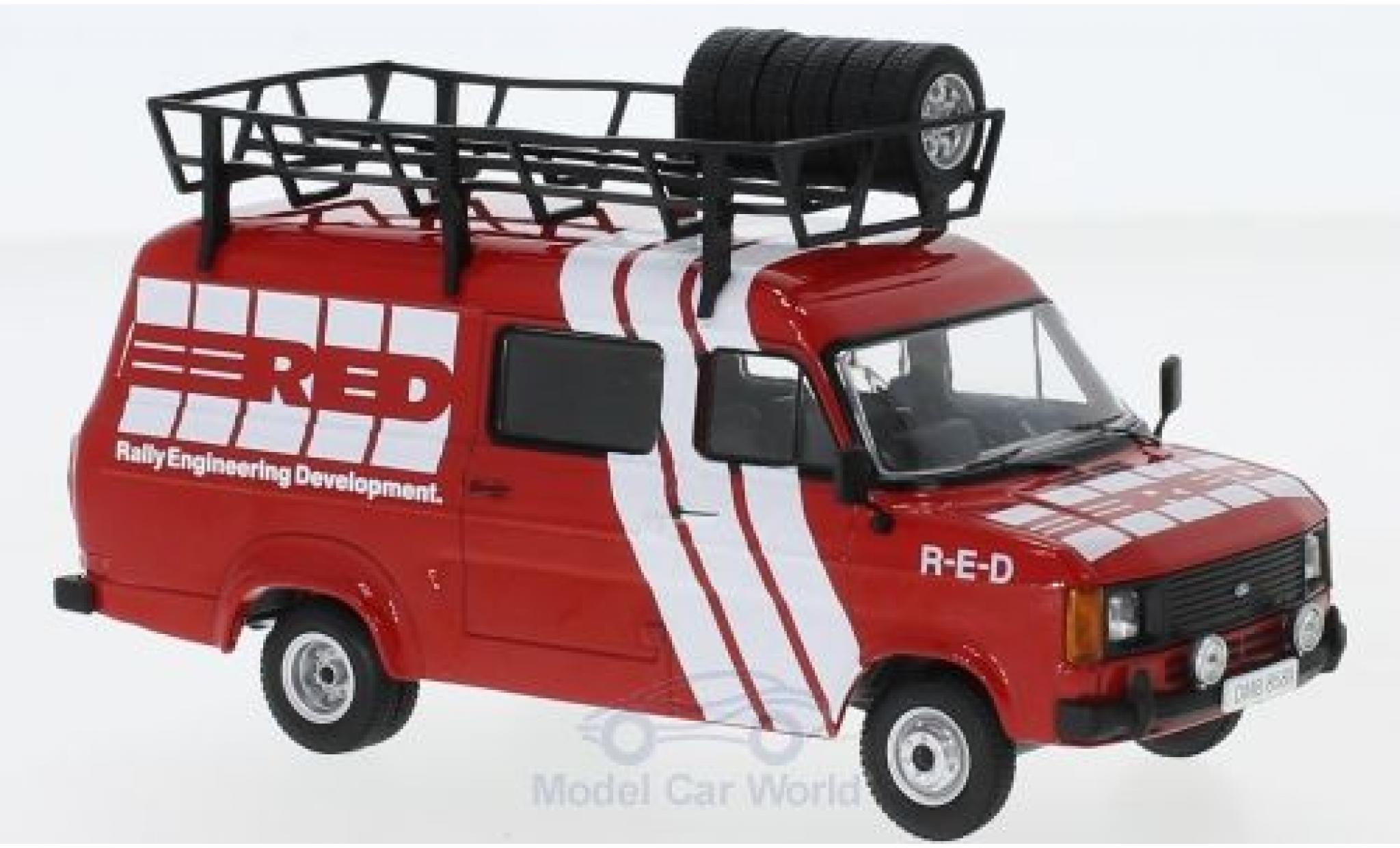 Ford Transit 1/43 IXO MKII 1985 Rally Assistance R-E-D diecast model cars