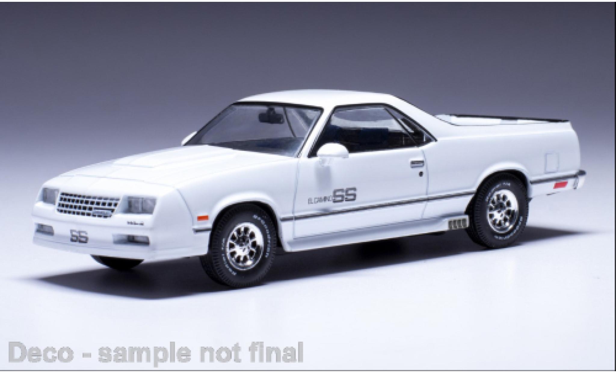 Chevrolet El Camino 1/43 IXO SS white 1987 diecast model cars