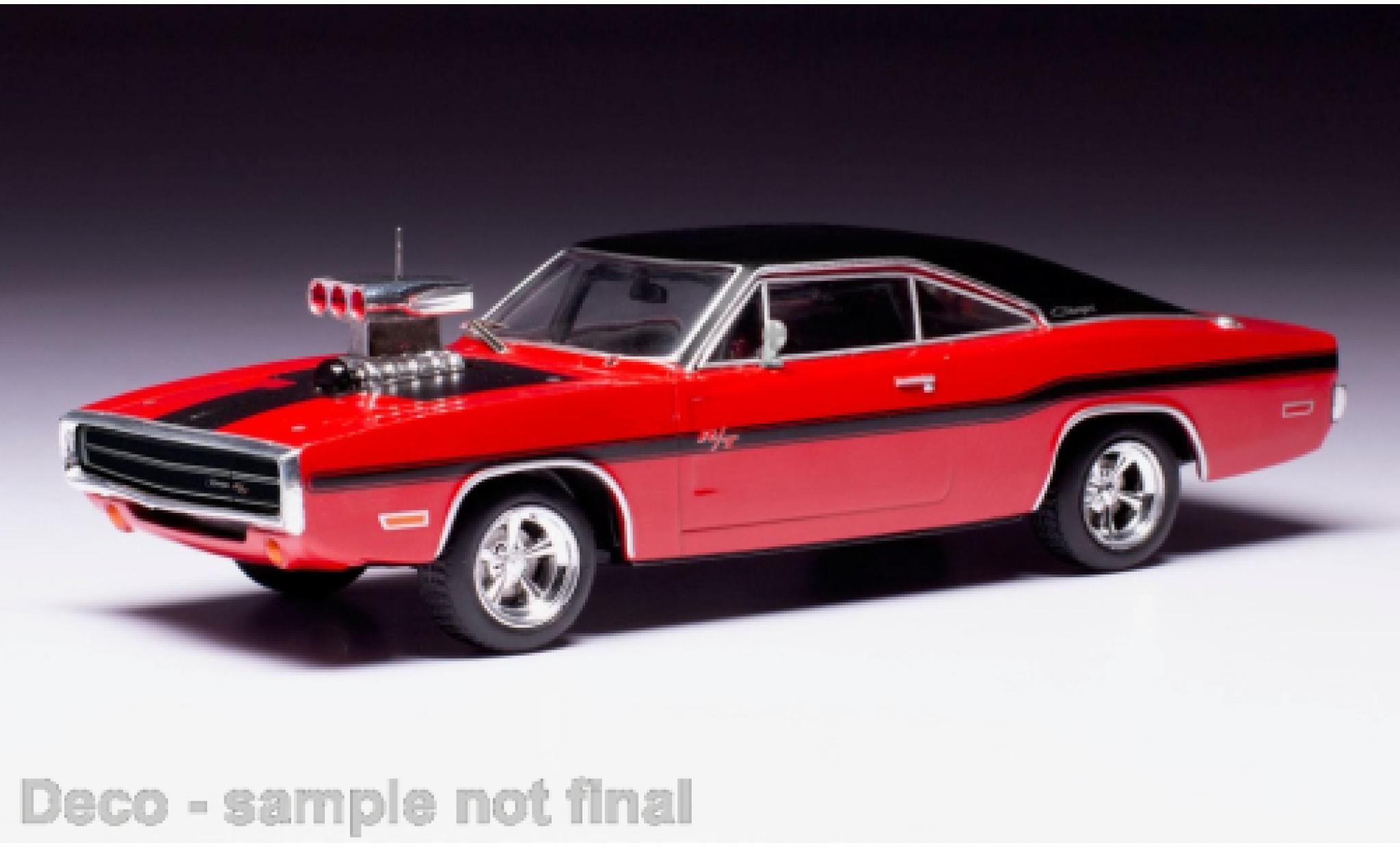 Dodge Charger 1/43 IXO R/T red 1970 diecast model cars