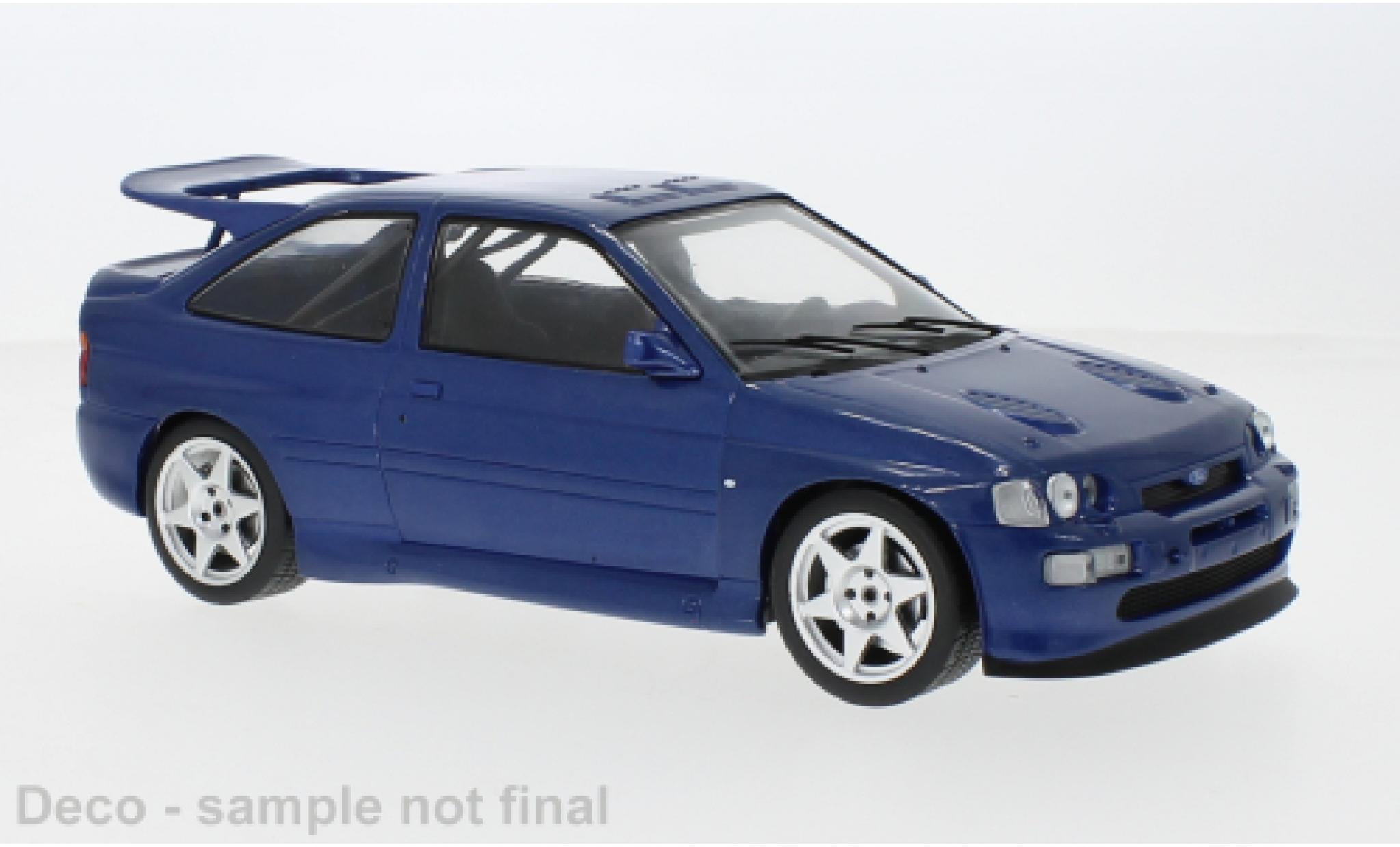 Ford Escort 1/18 IXO RS Cosworth metallise blue 1996 diecast model cars