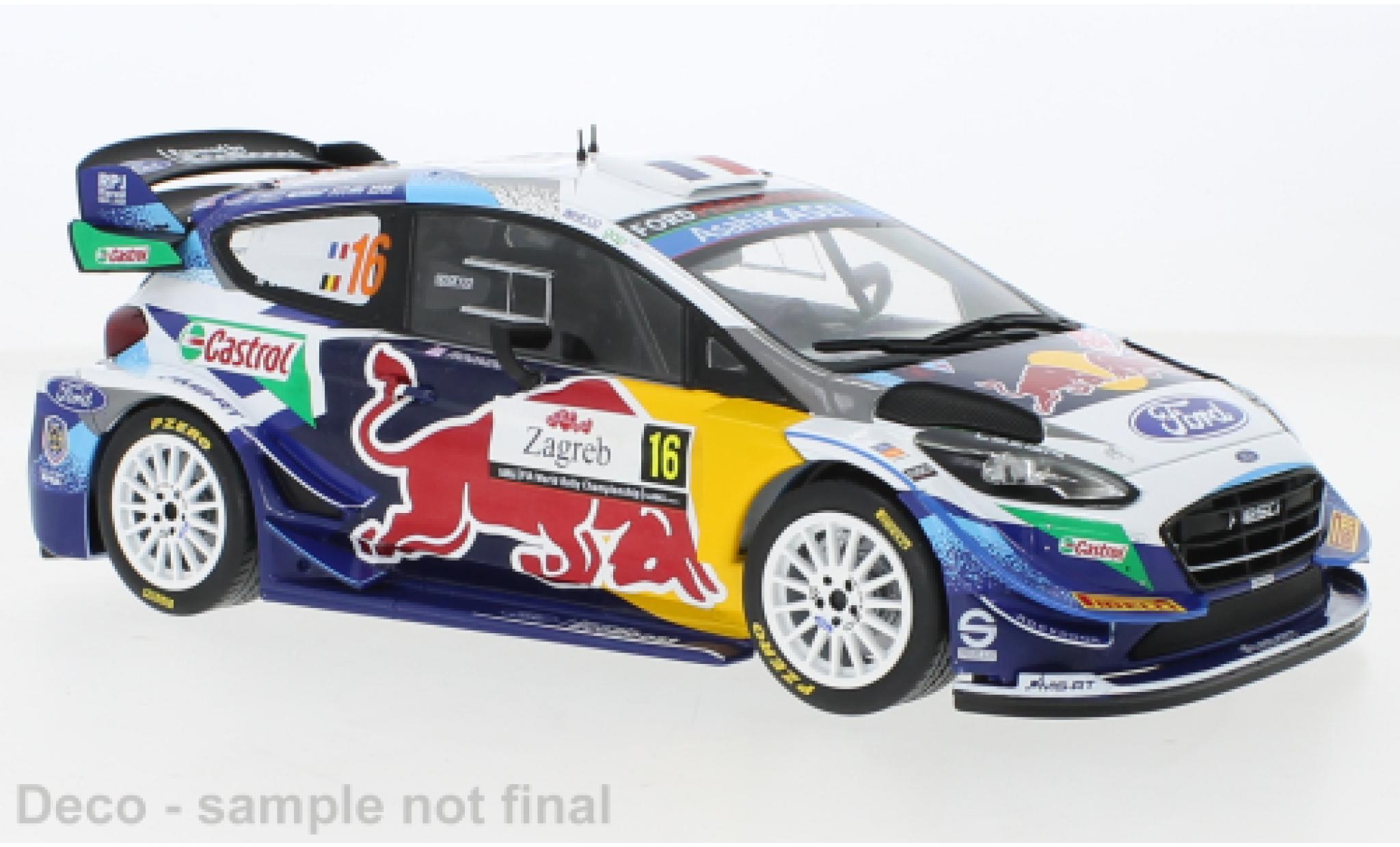 Ford Fiesta 1/18 IXO WRC No.16 Rally WM Rally Croatia 2021 diecast model cars