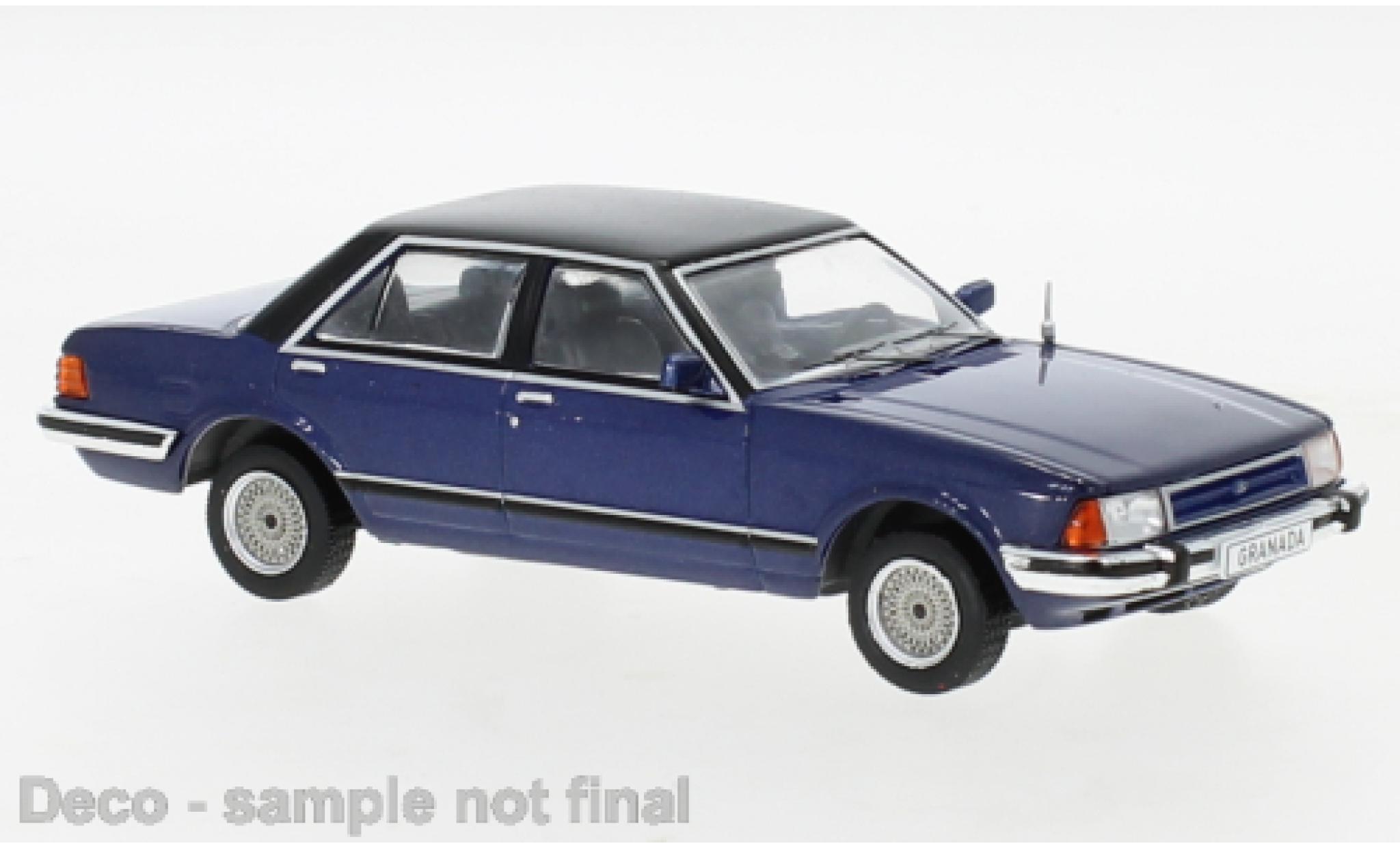 Ford Granada 1/43 IXO MK II 2.8 GL metallise blue/black 1982 diecast model cars