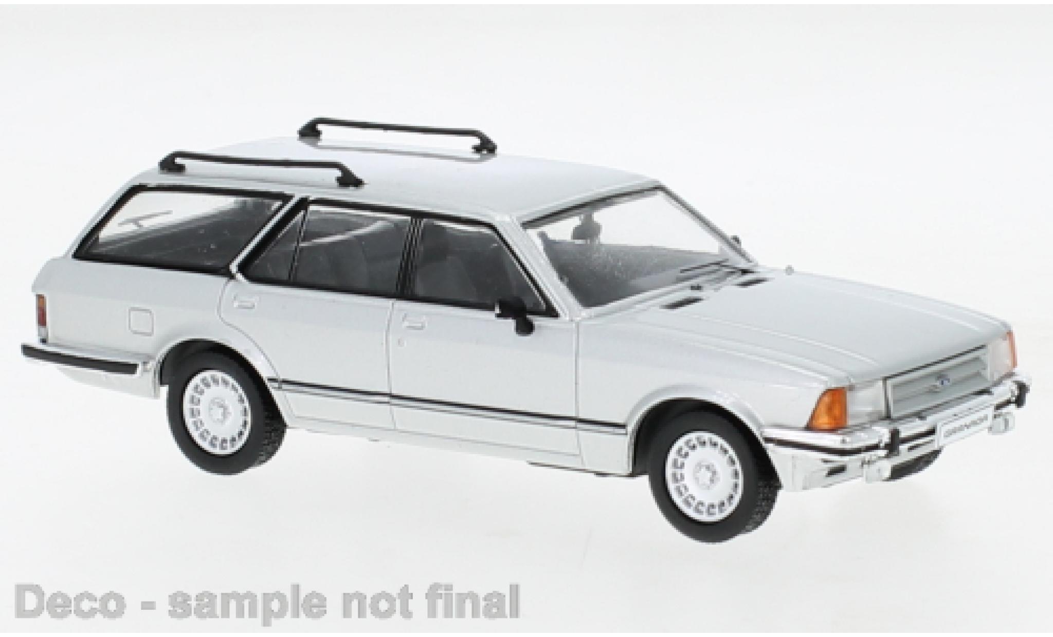 Ford Granada 1/43 IXO MK II Turnier Ghia grey 1982 diecast model cars