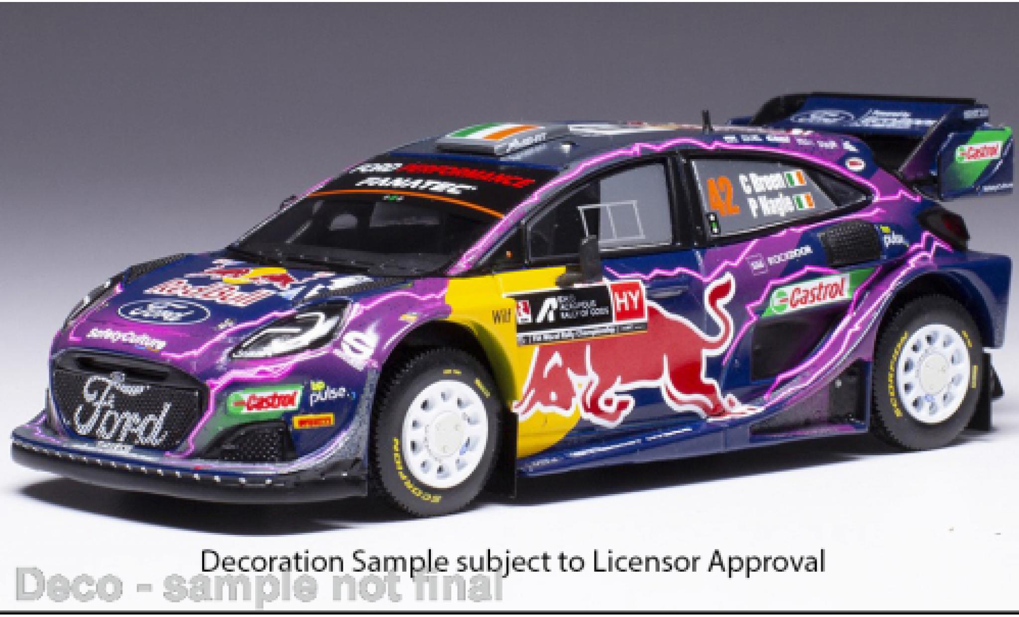 Ford Puma 1/43 IXO Rally1 No.42 WRC1 Rally Acropolis 2022 diecast model cars