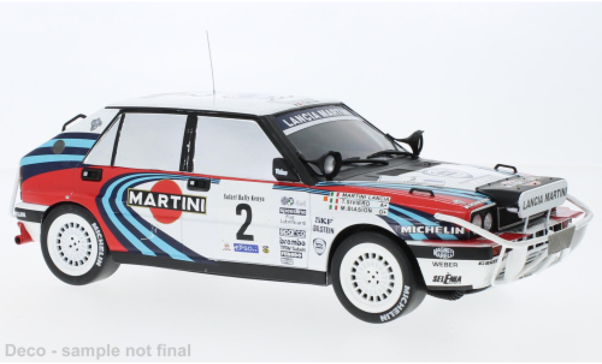 Lancia Delta 1/43 IXO Integrale 16V No.2 Safari Rally 1990 diecast model cars