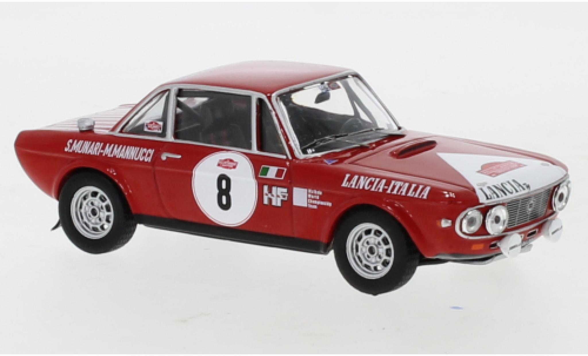 Lancia Fulvia 1/43 IXO 1600 Coupe HF No.8 Marlboro Rally San Remo 1972 diecast model cars