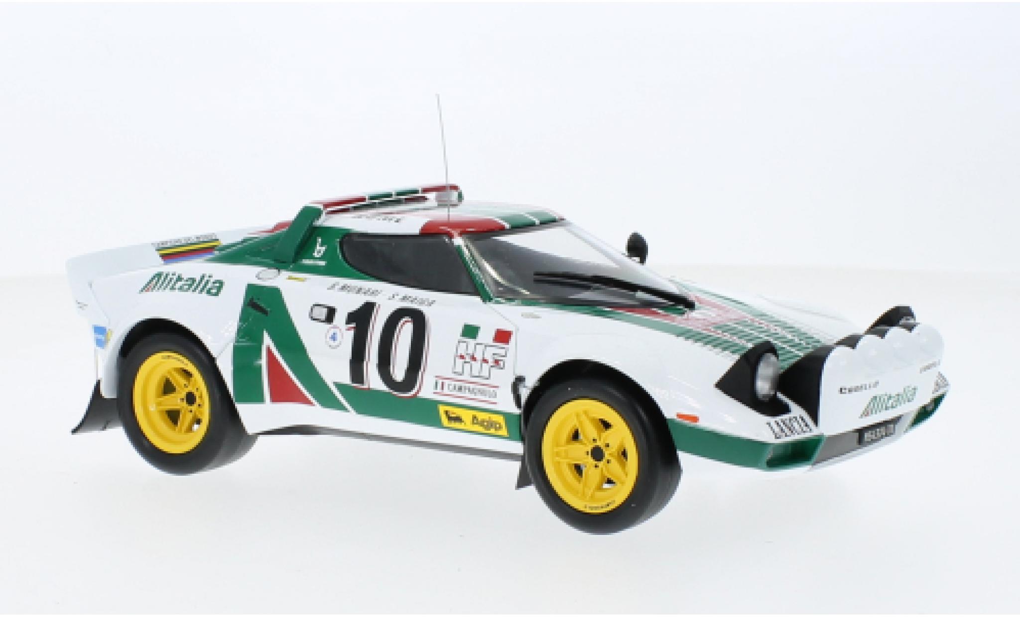 Lancia Stratos 1/43 IXO HF No.10 Alitalia Rally WM Rally Monte Carlo 1976 diecast model cars