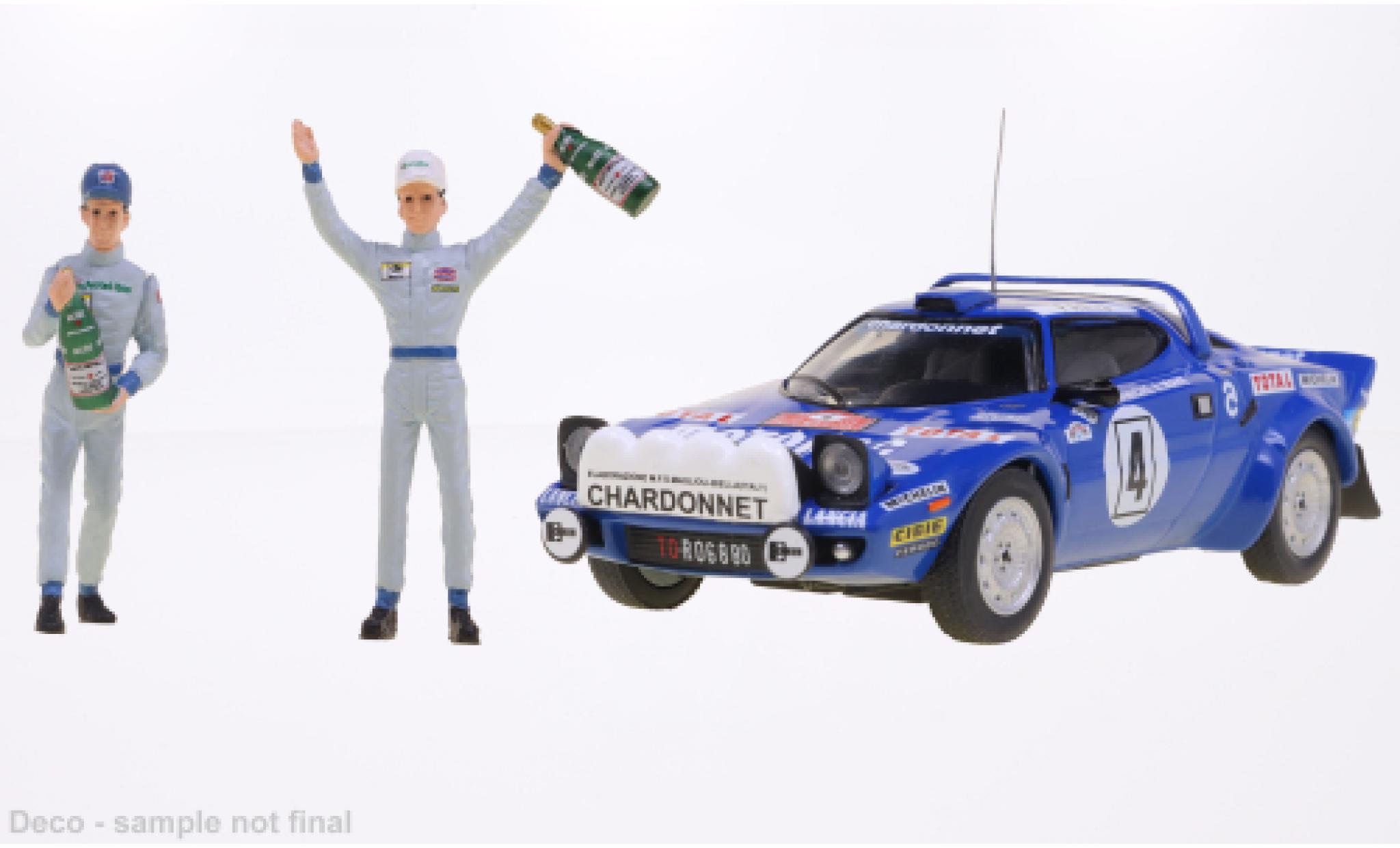 Lancia Stratos 1/43 IXO HF No.4 Rally Monte Carlo 1979 diecast model cars